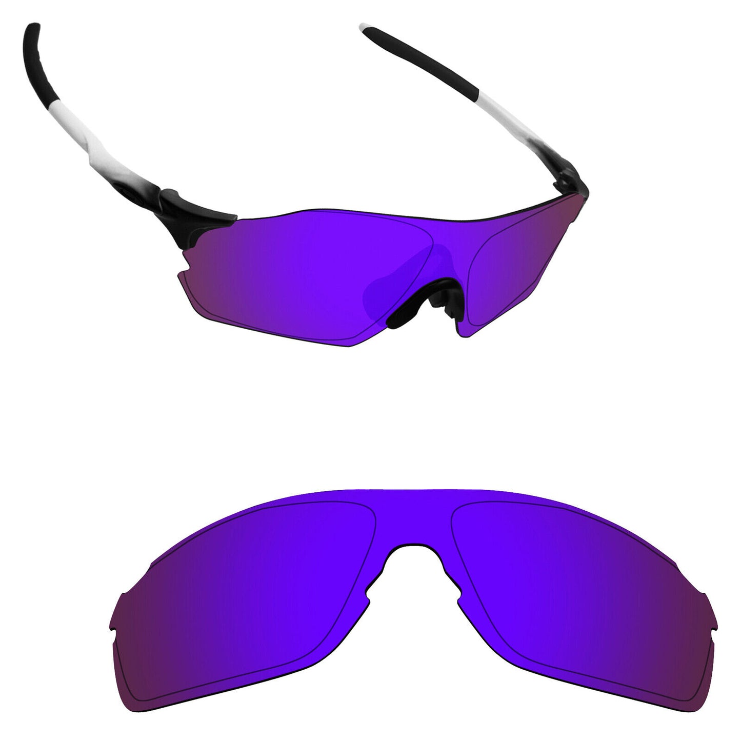 Hawkry Polarized Replacement Lenses for-Oakley EVZero Pitch OO9383 - Multiple