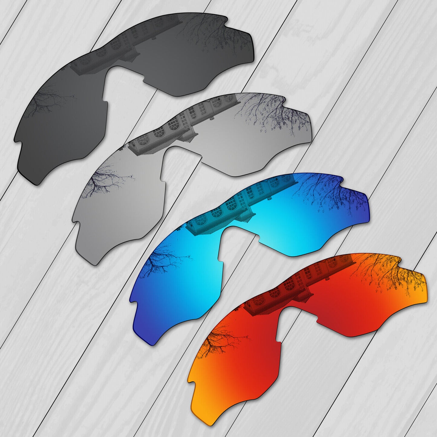 POLARIZED Wholesale Replacement Lenses For-Oakley M2 Frame OO9212 Anti-Scratch