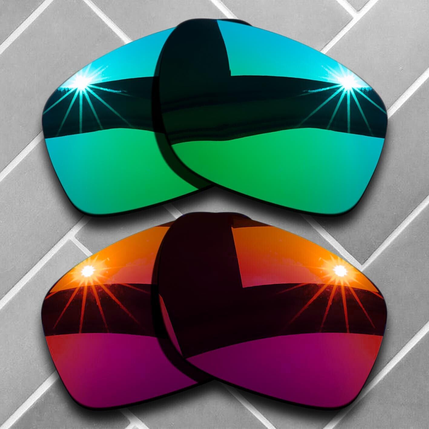 Polarized Anti-Scratch Replacement Lenses for-Oakley Sliver OO9262 Choices US