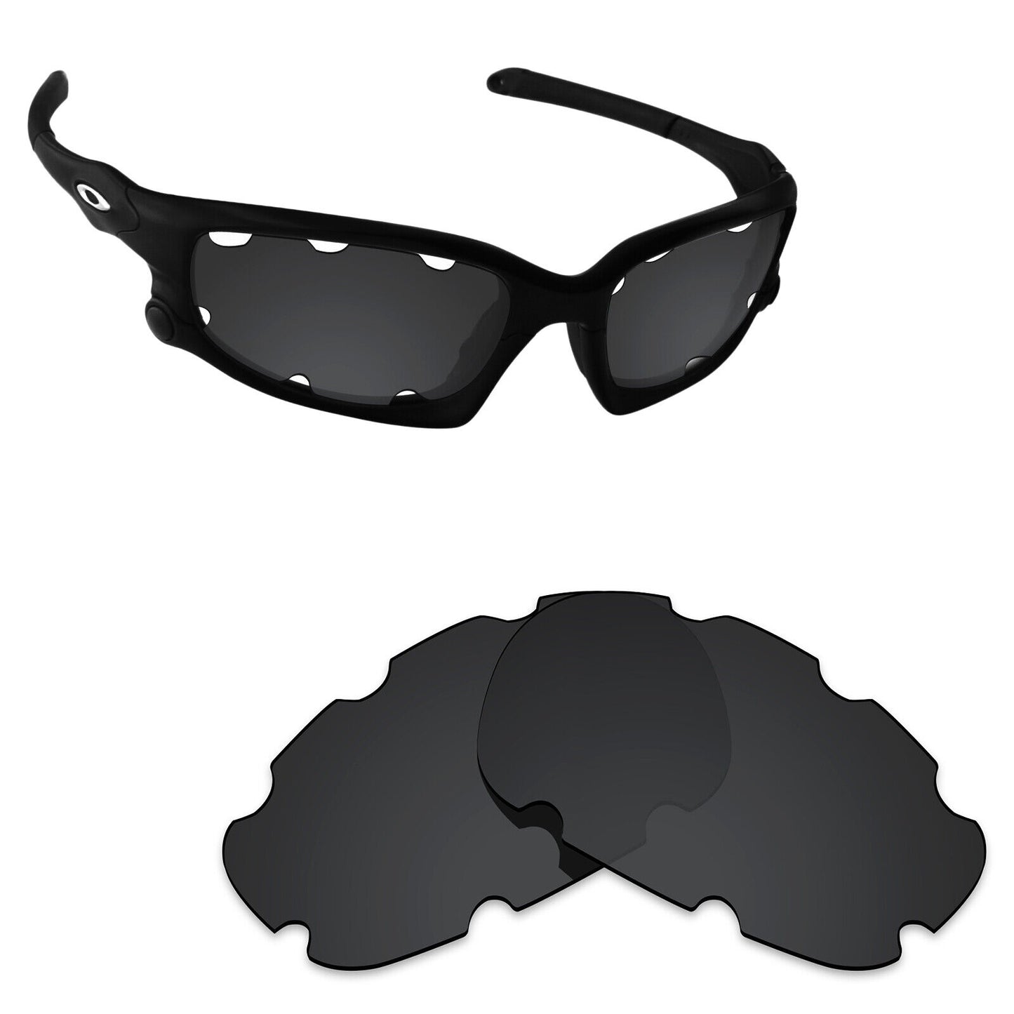 Hawkry Polarized Replacement Lens for-Oakley Split Jacket Vented OO9099 Multiple