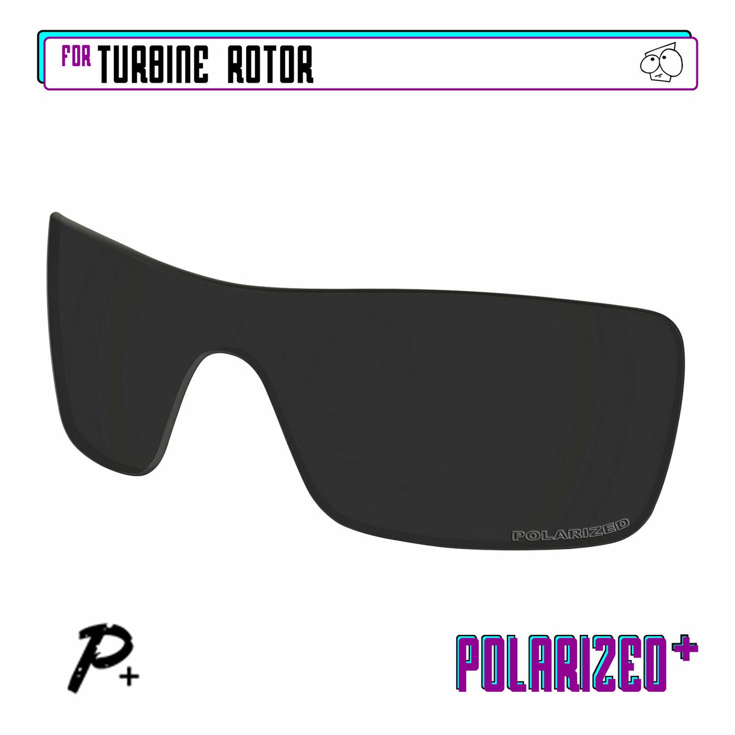 POLARIZED+ Replacement Lens For-Oakley Turbine Rotor Sunglass Anti-Scratch
