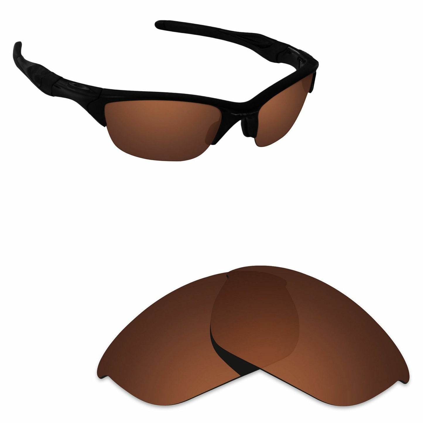 Hawkry Polarized Replacement Lens for-Oakley Half Jacket 2.0 OO9144 - Multiple