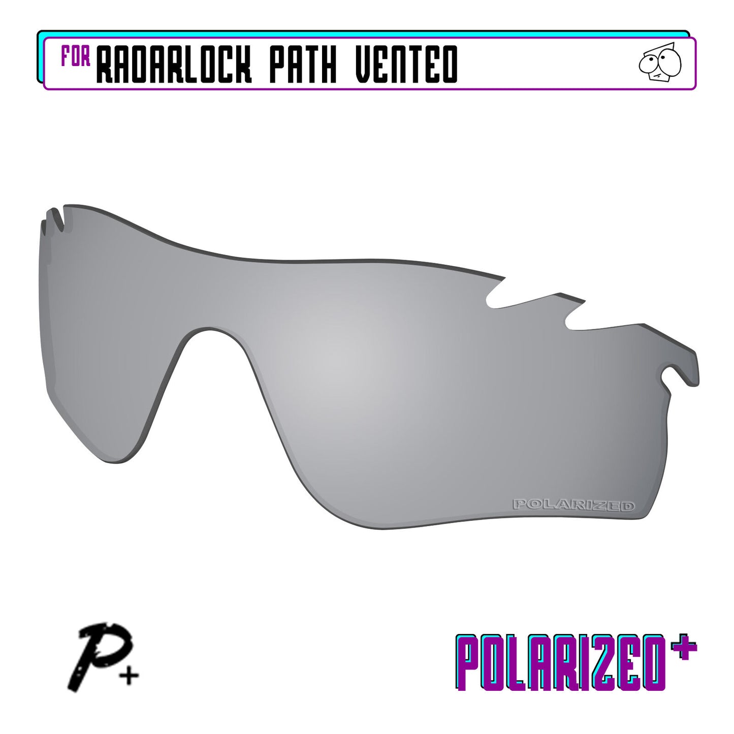 POLARIZED+ Replacement Lens For-Oakley Radarlock Path Vented Sunglass Anti-Scrat