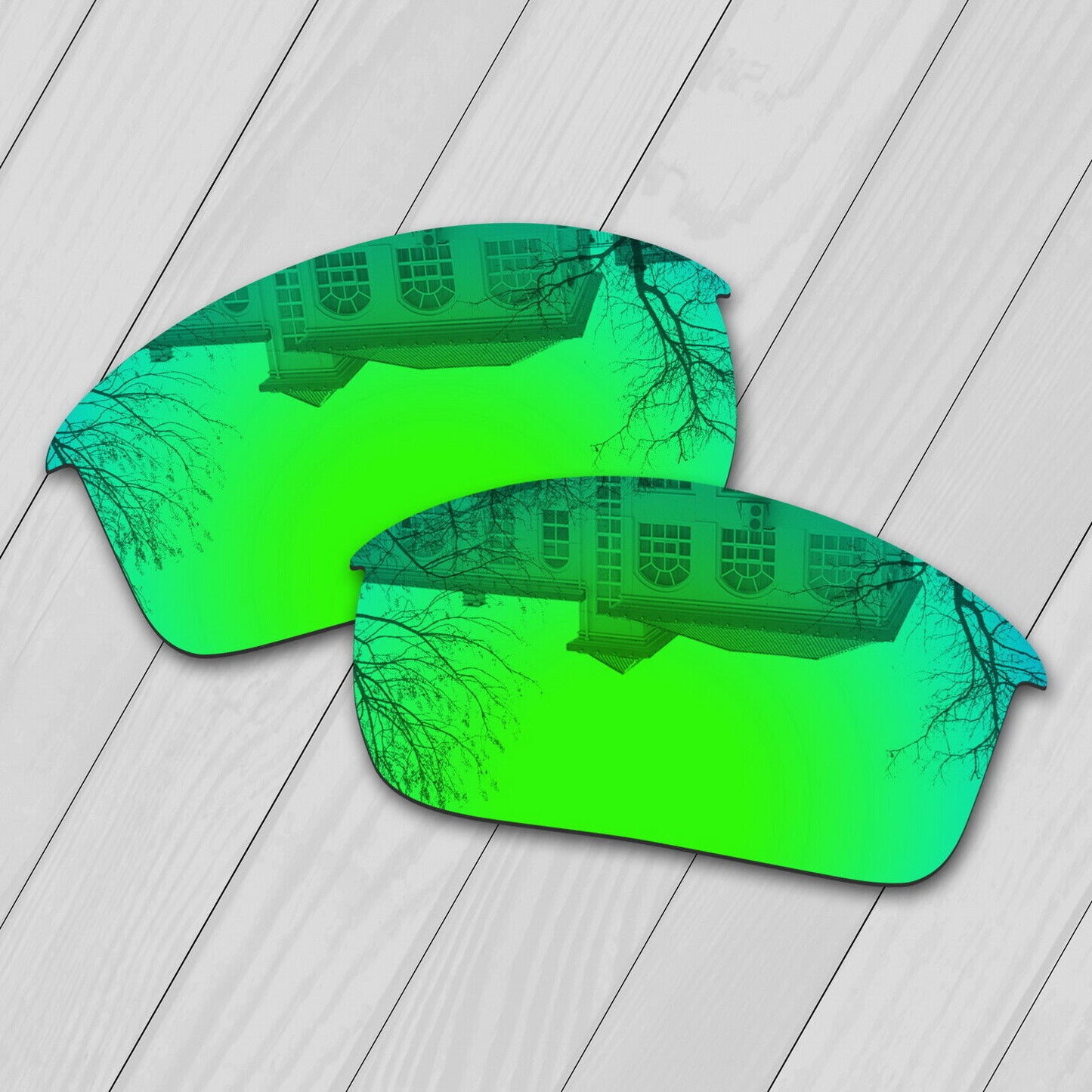 POLARIZED Replacement Lenses For-Oakley Flak Jacket Sunglass Anti-Scratch