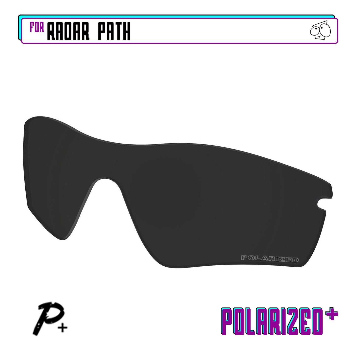 POLARIZED+ Replacement Lens For-Oakley Radar Path Sunglass Anti-Scratch