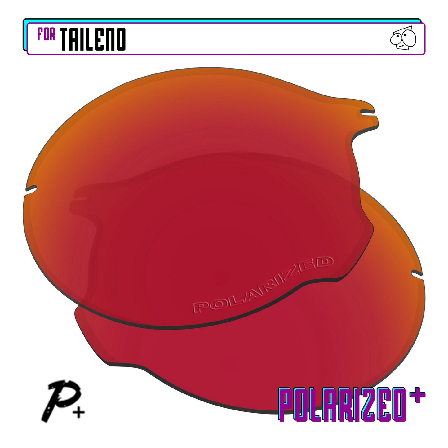 POLARIZED+ Replacement Lens For-Oakley Tailend Sunglass Anti-Scratch