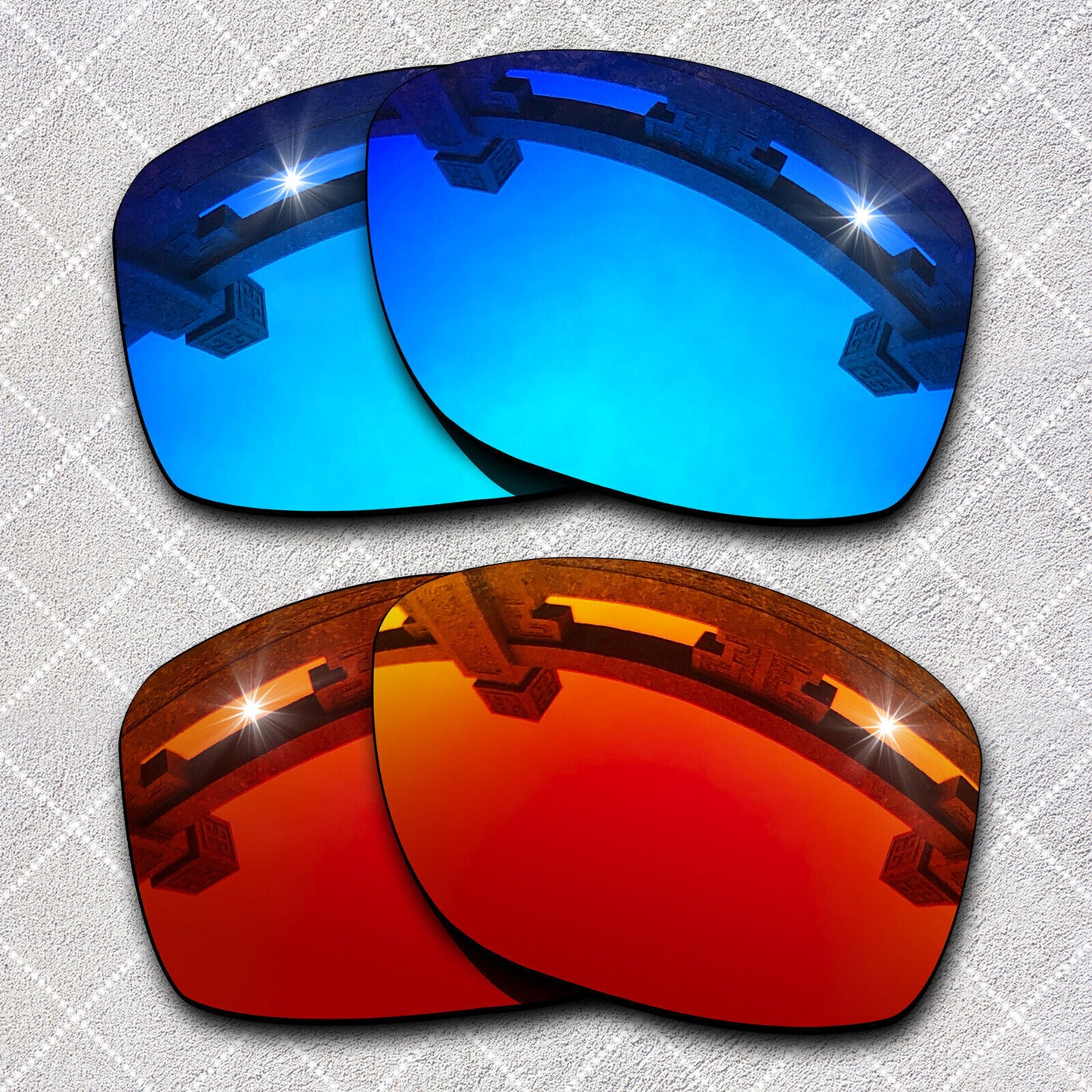 HeyRay Replacement Lenses for Pit Bull Asian Fit OO9161 Sunglasses Polarized-Opt