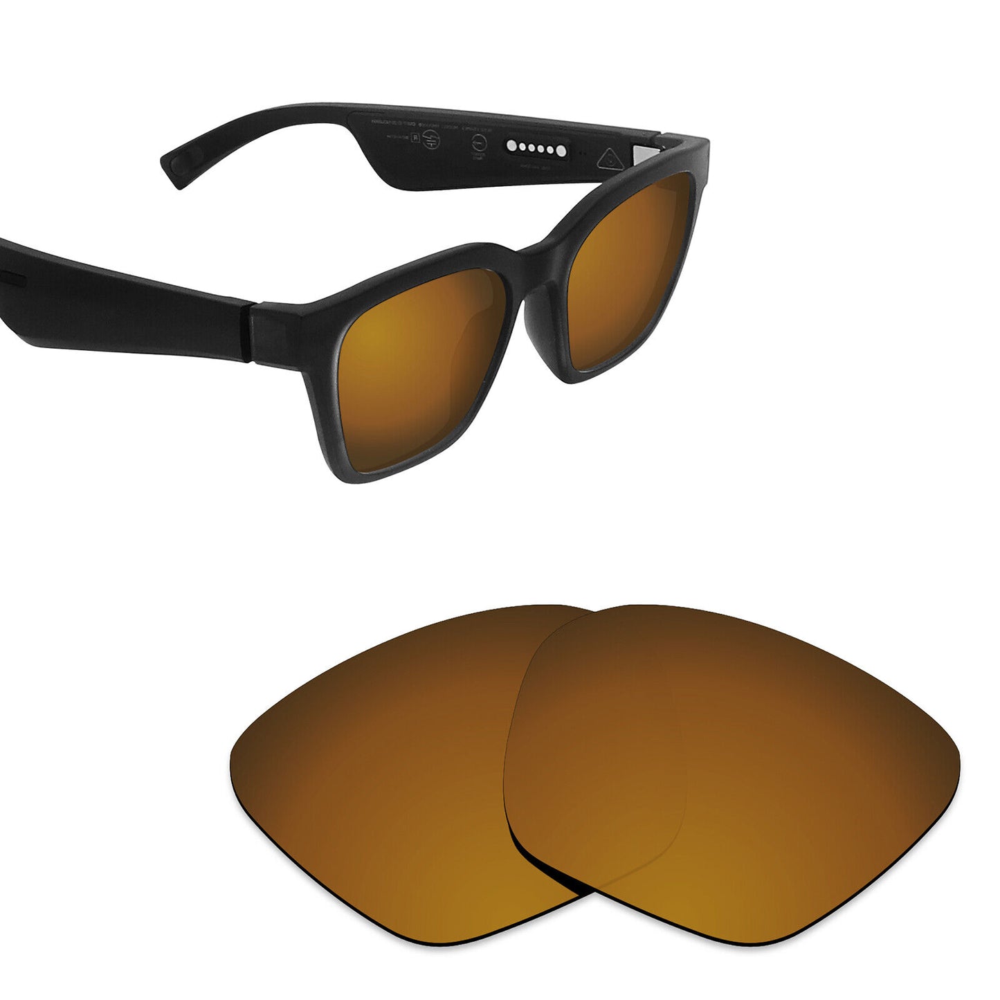 Hawkry Polarized Replacement Lenses for-BOSE Alto S/M Sunglass - Options