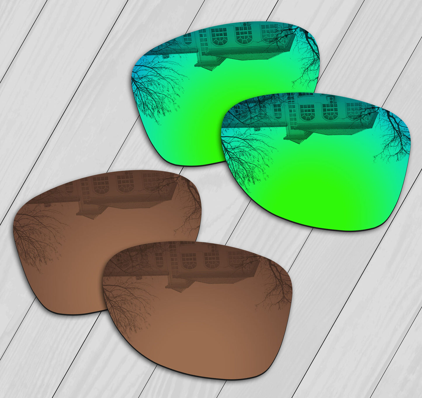 POLARIZED Replacement Lenses For-Oakley Crosshair 2012 Sunglasses Anti-Scratch