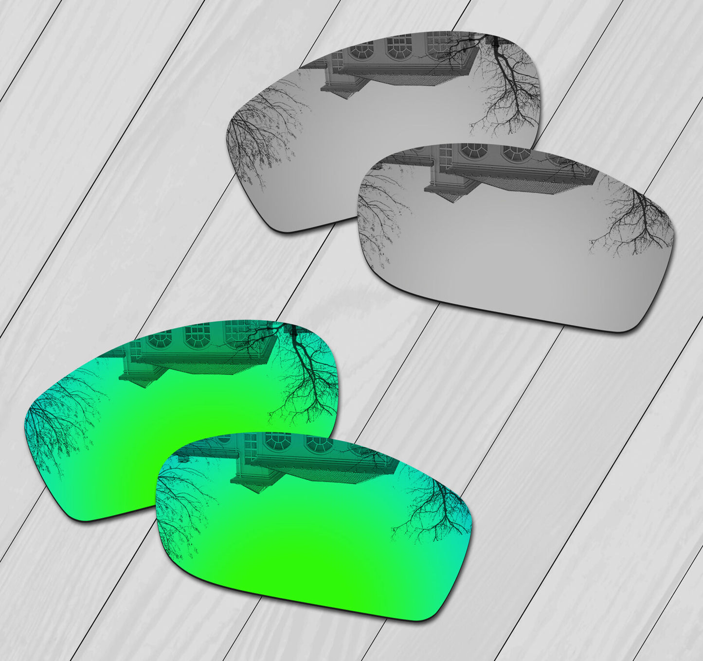 POLARIZED Replacement Lenses For-Oakley Fives Squared Anti-Scratch Options