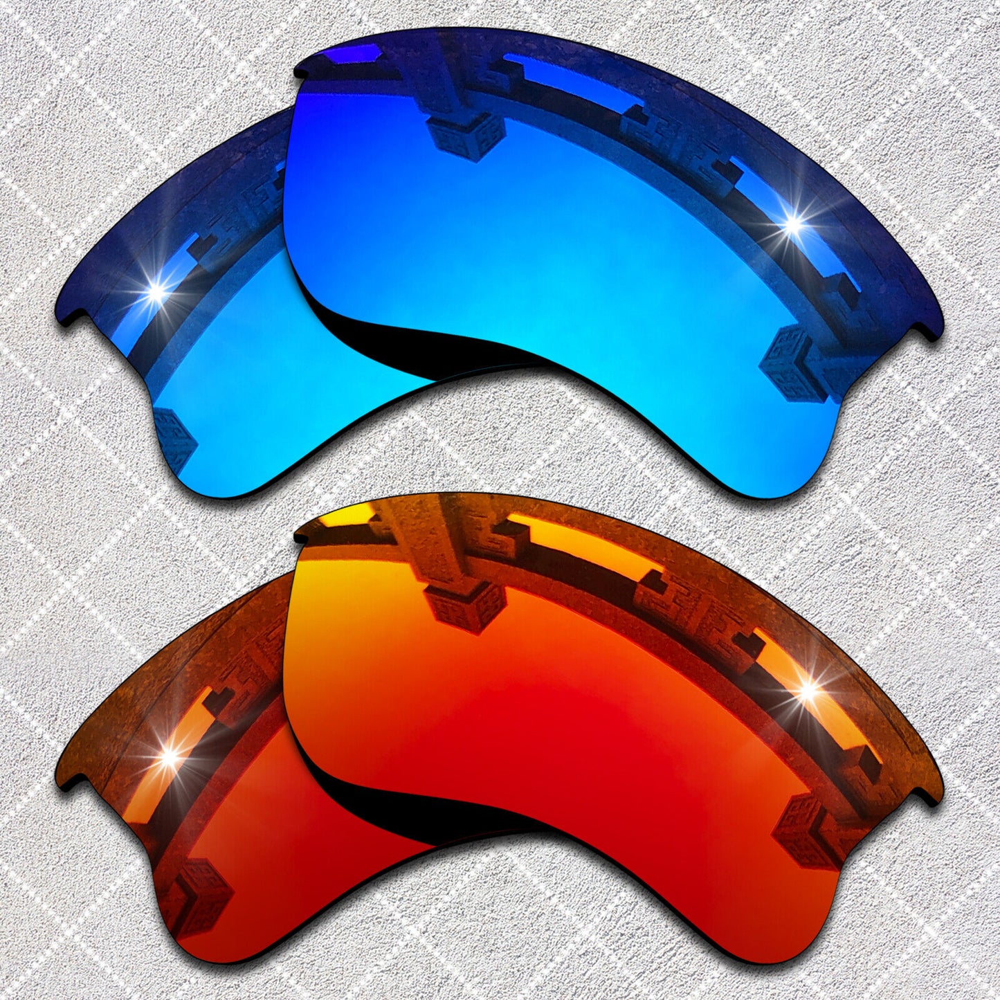 HeyRay Replacement Lenses for Flak Jacket XLJ Sunglasses Polarized -Opt