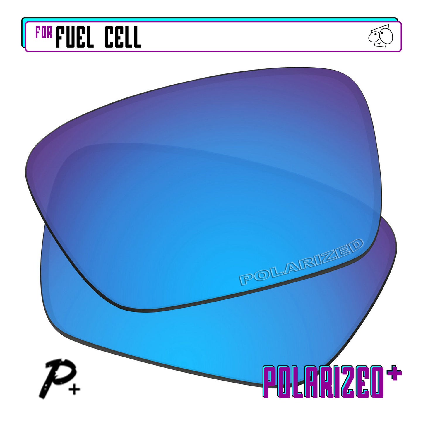 POLARIZED+ Replacement Lens For-Oakley Fuel Cell Sunglass Anti-Scratch