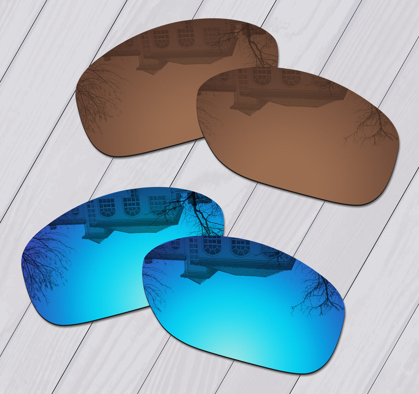 POLARIZED Replacement Lot Lenses For-Oakley Pit Bull OO9127 Anti-Scratch