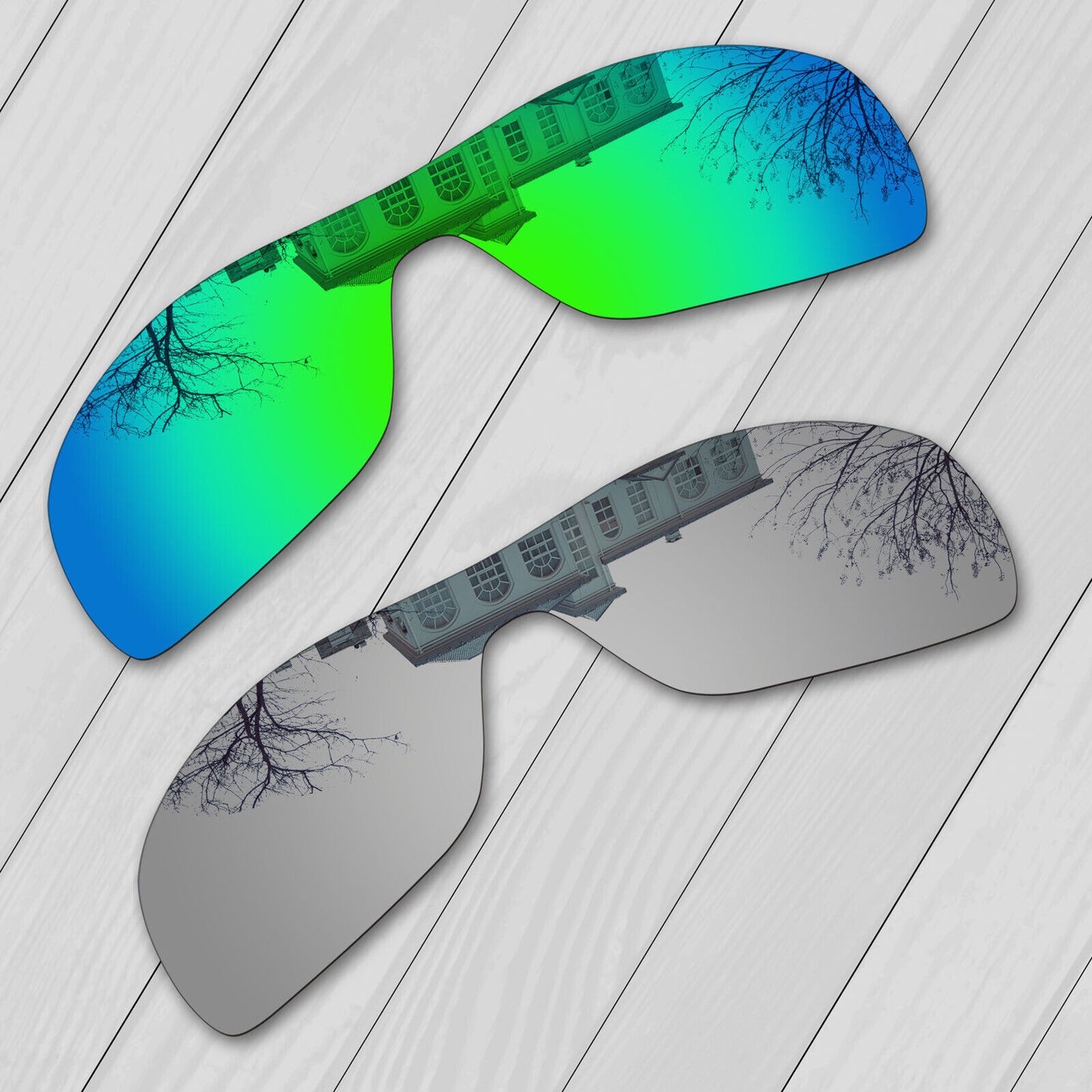 POLARIZED Replacement Lenses For-Oakley Oil Rig Sunglasses Anti-Scratch