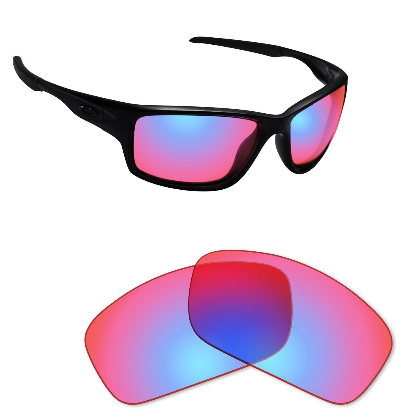Hawkry Polarized Replacement Lenses for-Oakley Canteen 2014 Sunglass-Multiple