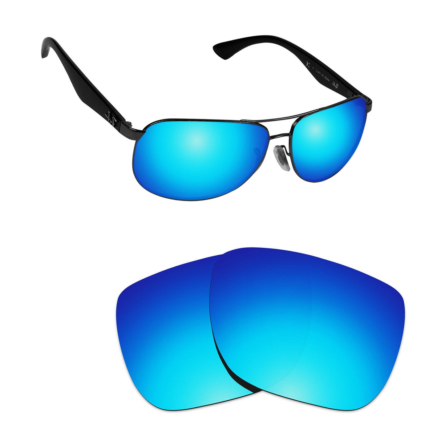 Hawkry Polarized Replacement Lenses for - RayBan-RB3502-61 Sunglass - Multiple