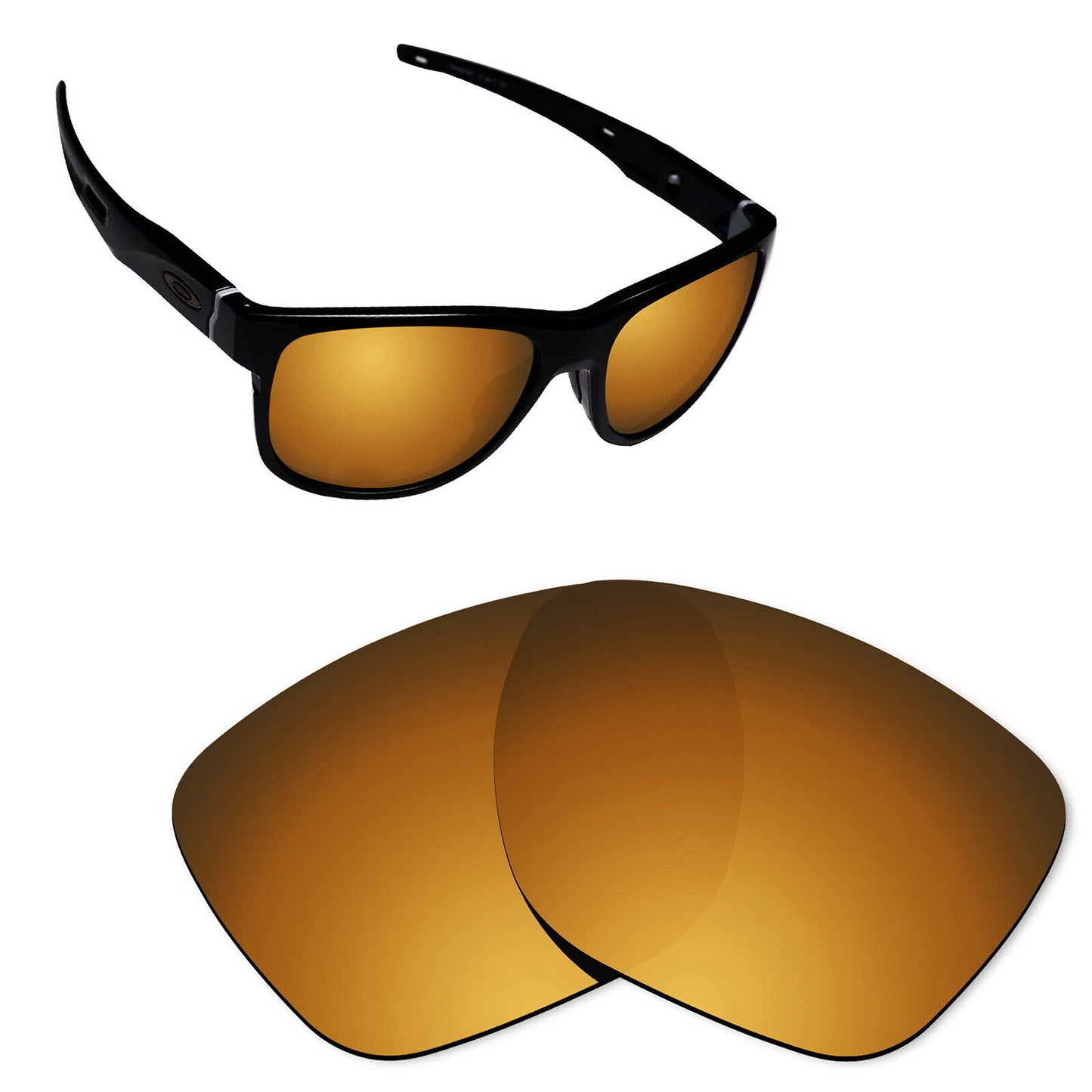 Hawkry Polarized Replacement Lens for-Oakley Crossrange XL Sunglass-Options