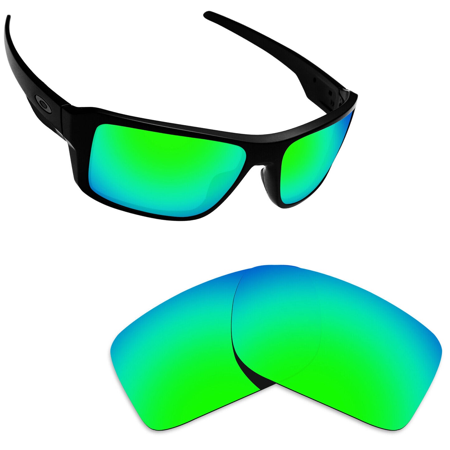 Hawkry Polarized Replacement Lenses for-Oakley Double Edge OO9380 - Multiple