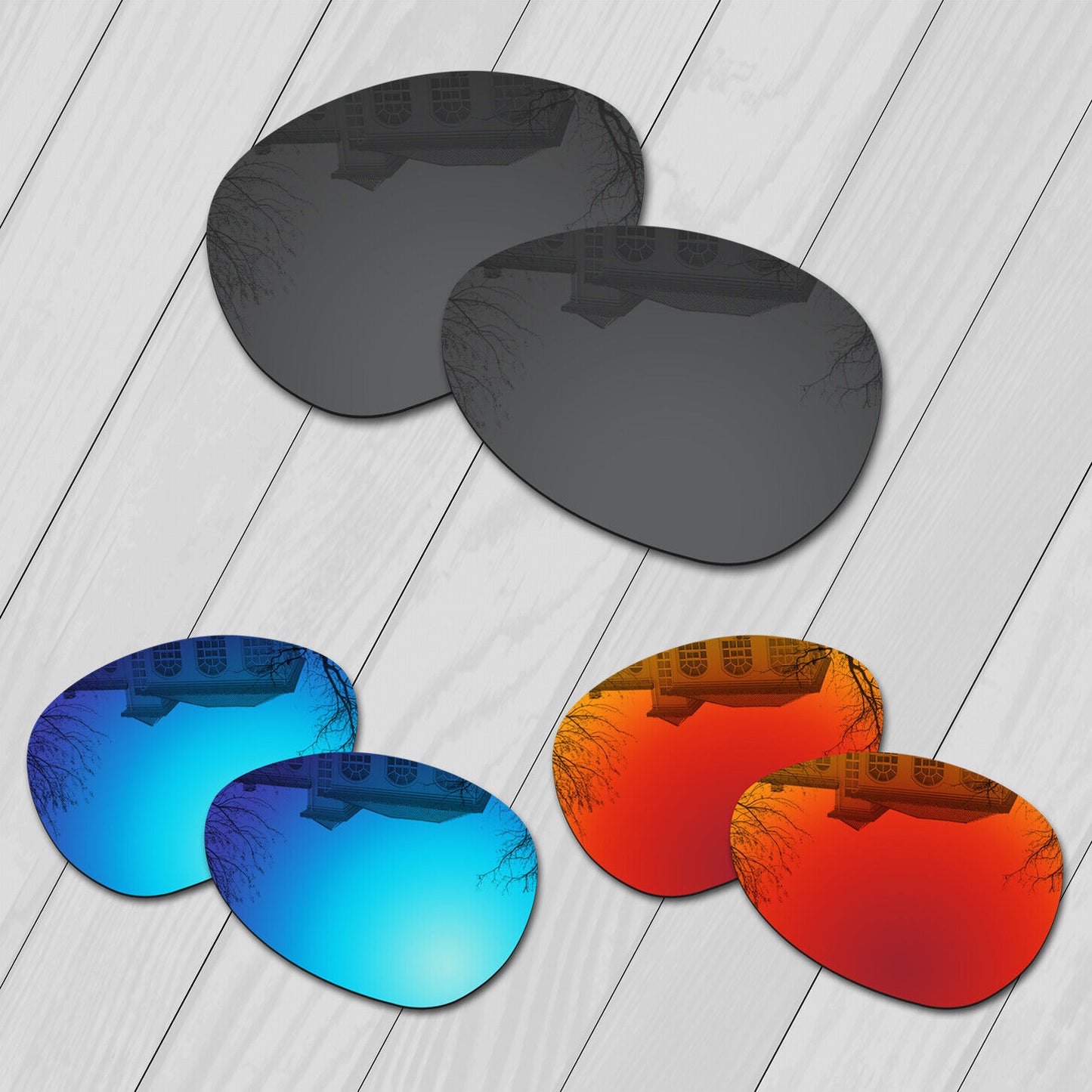 POLARIZED Replacement Lot Lens & Nosepad For-Oakley Crosshair S Sunglass Options