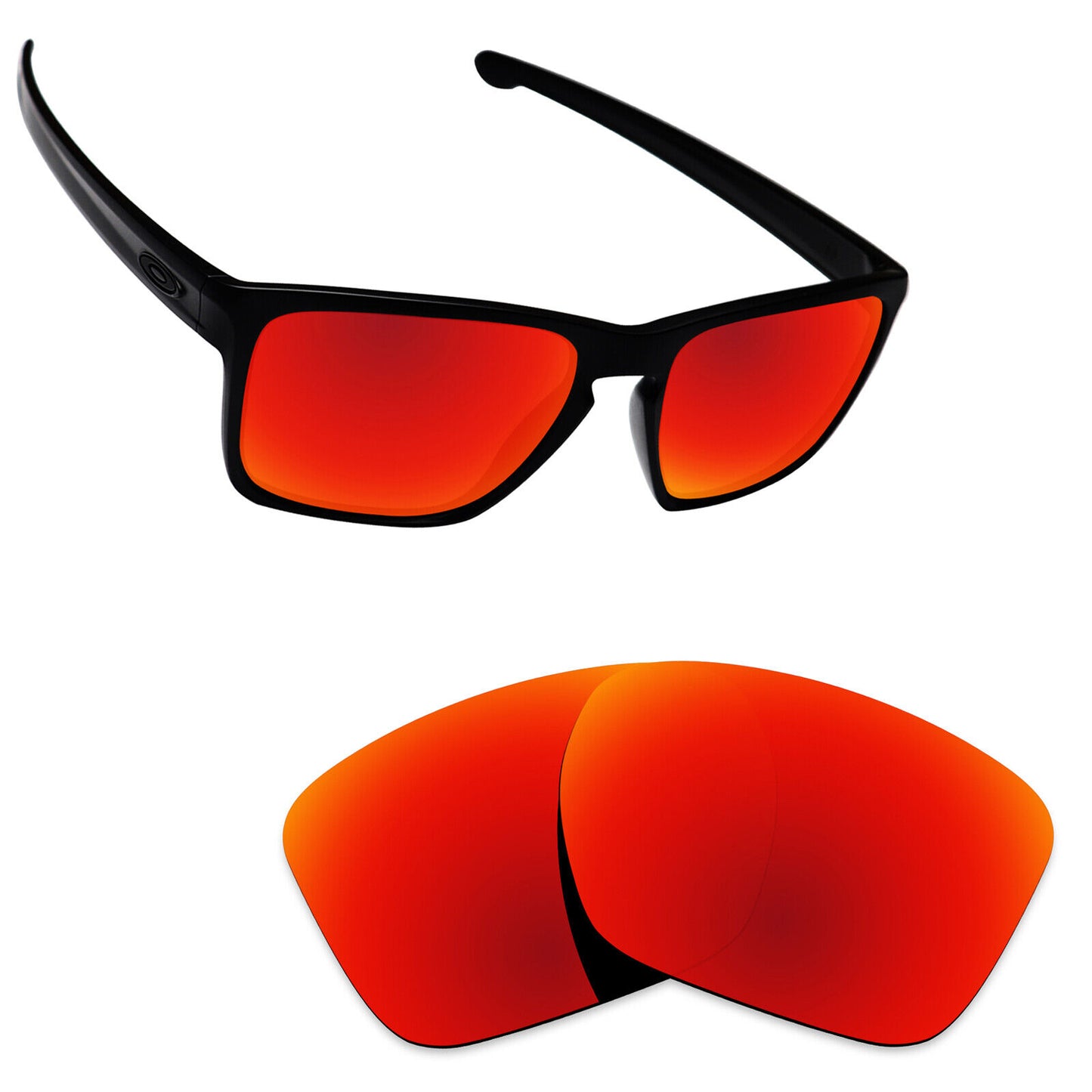 Hawkry Polarized Replacement Lens for-Oakley Sliver XL OO9341 Sunglass - Options