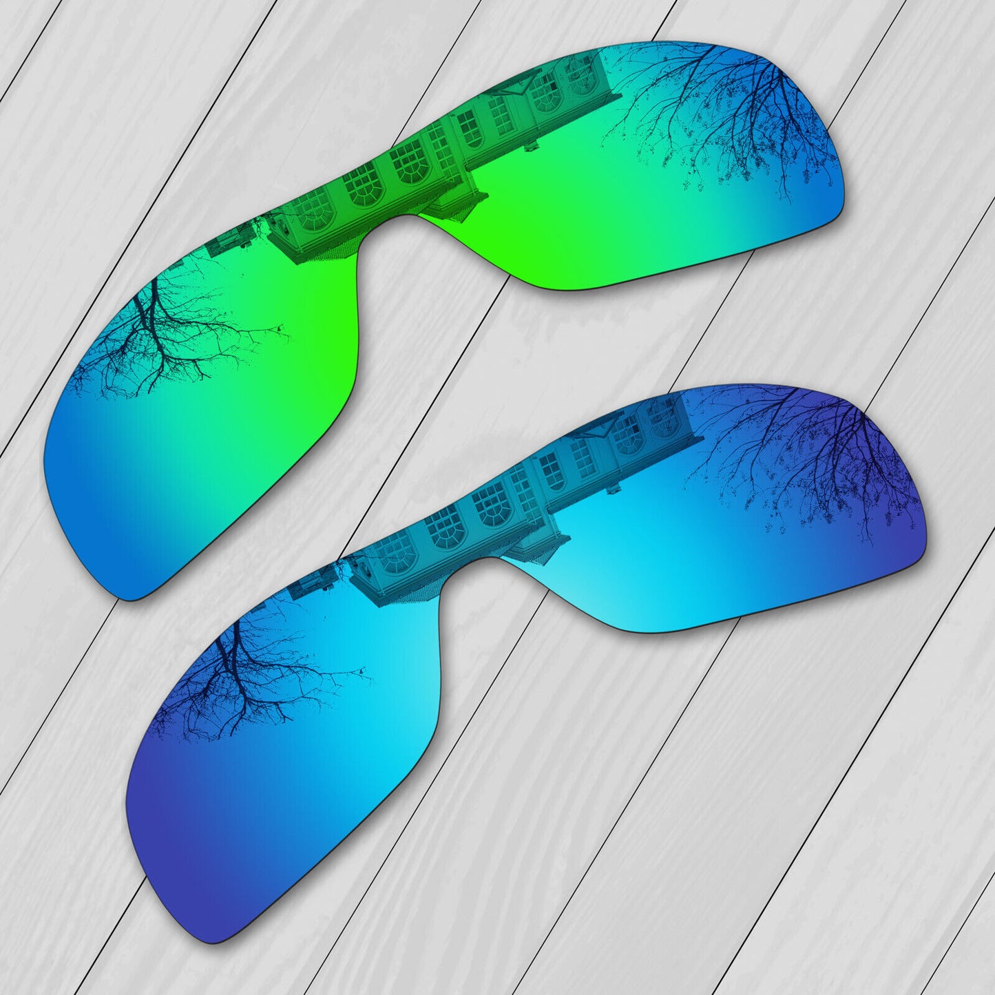 POLARIZED Replacement Lenses For-Oakley Oil Rig Sunglasses Anti-Scratch