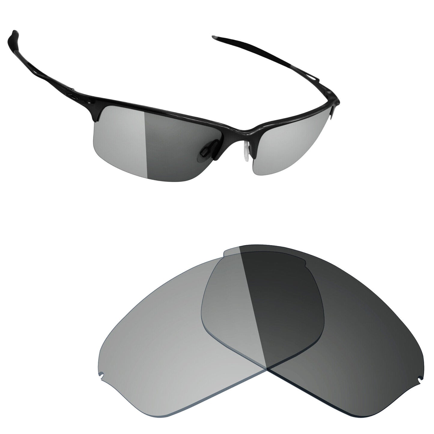 Hawkry Polarized Replacement Lenses for-Oakley Half Wire 2.0 Sunglass - Multiple