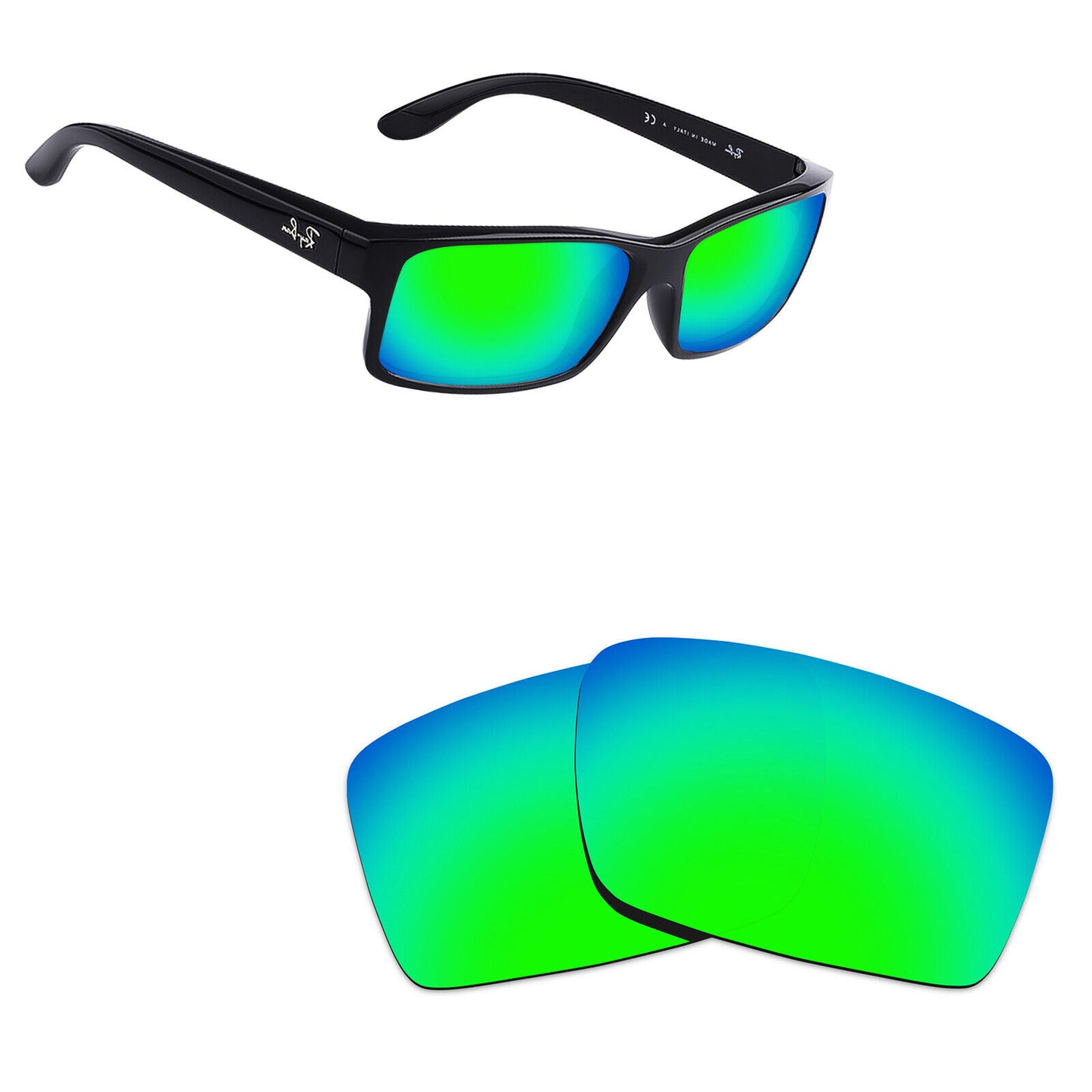 Hawkry Polarized Replacement Lenses for - RayBan-RB4151-59 Sunglass - Multiple