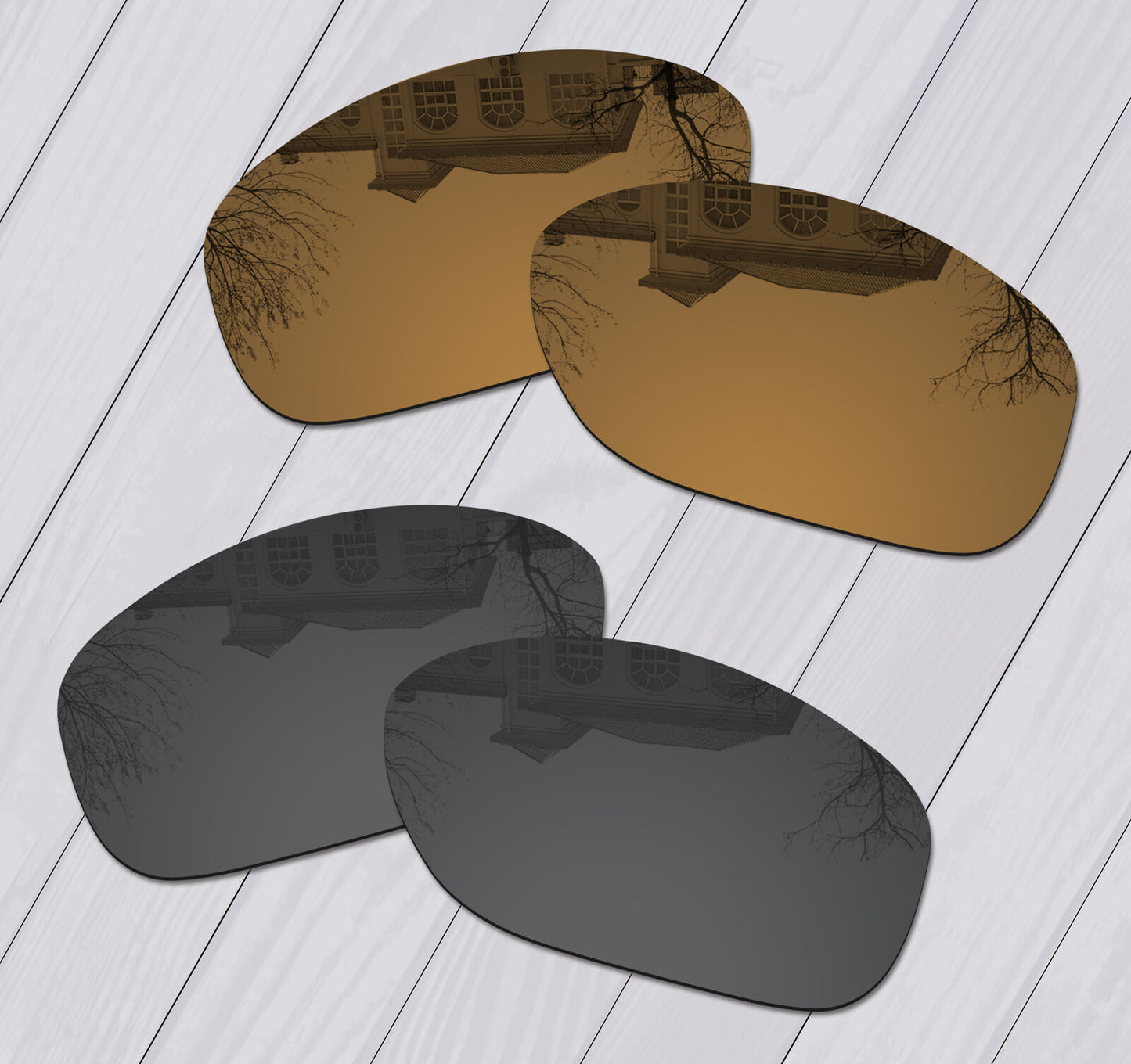 POLARIZED Replacement Lot Lenses For-Oakley Pit Bull OO9127 Anti-Scratch