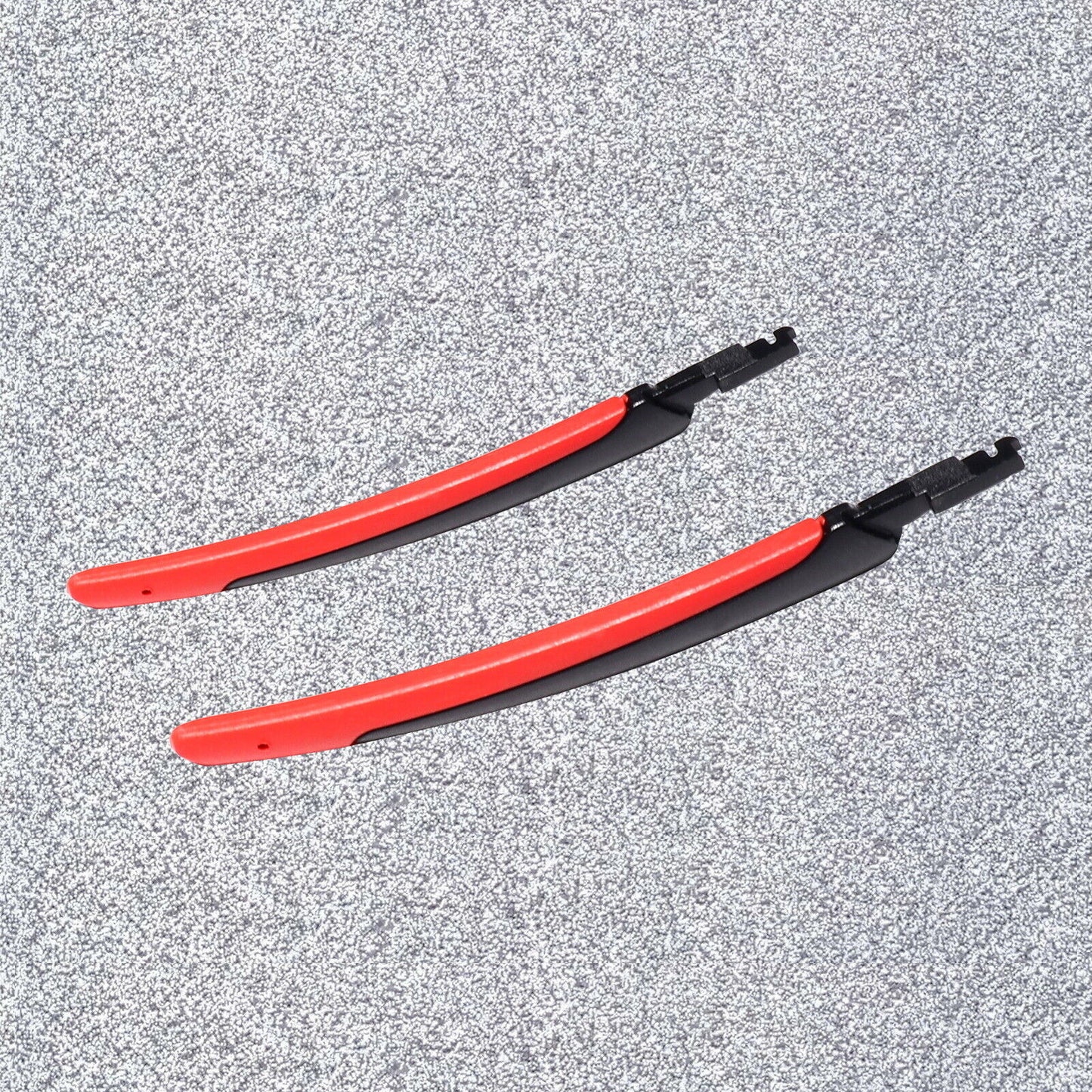 ExpressReplacement Temple Slider For-Oakley Flight Jacket Black & Red