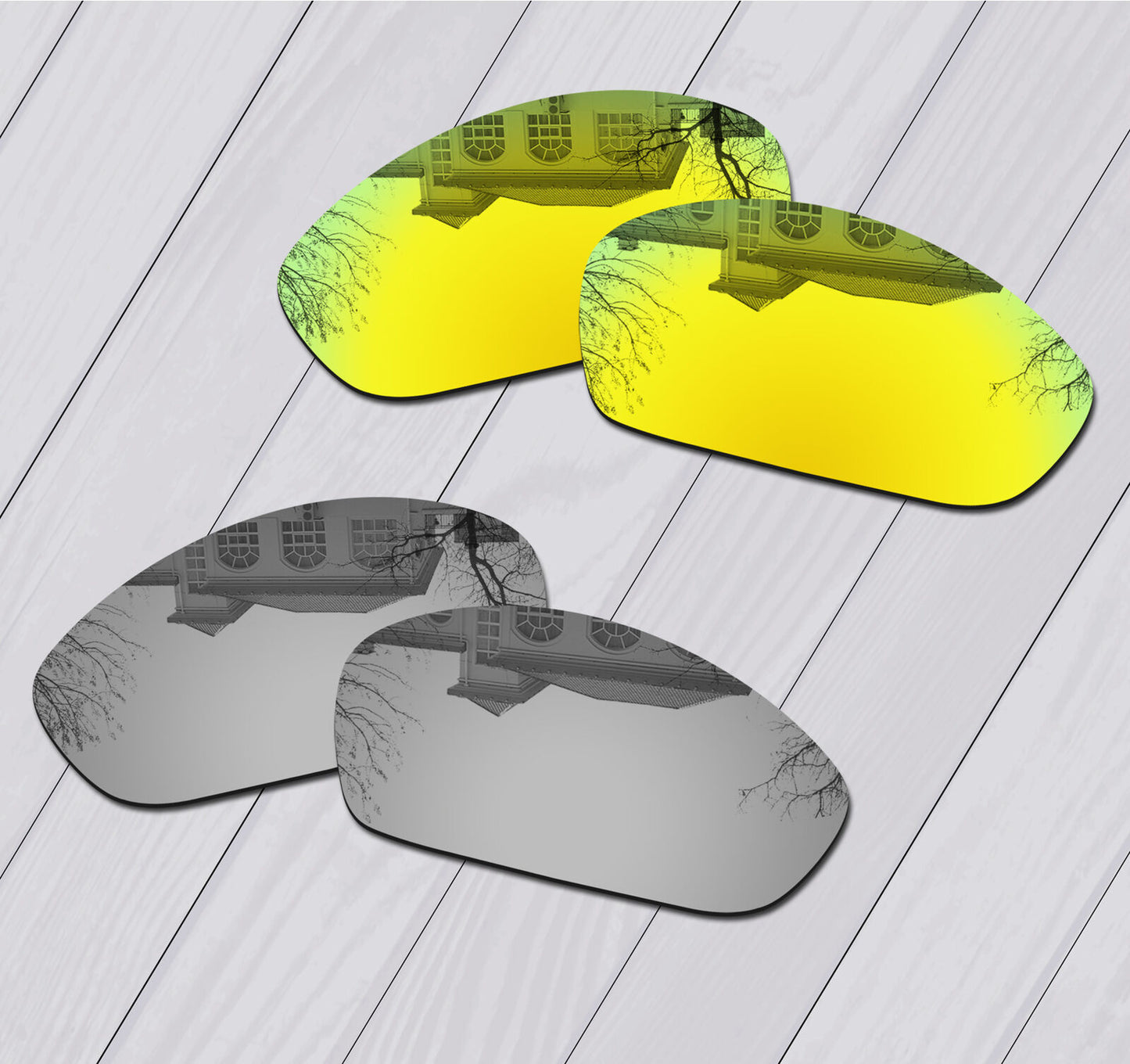 POLARIZED Replacement Lenses For-Oakley Straight Jacket 2007 Anti-Scratch Option
