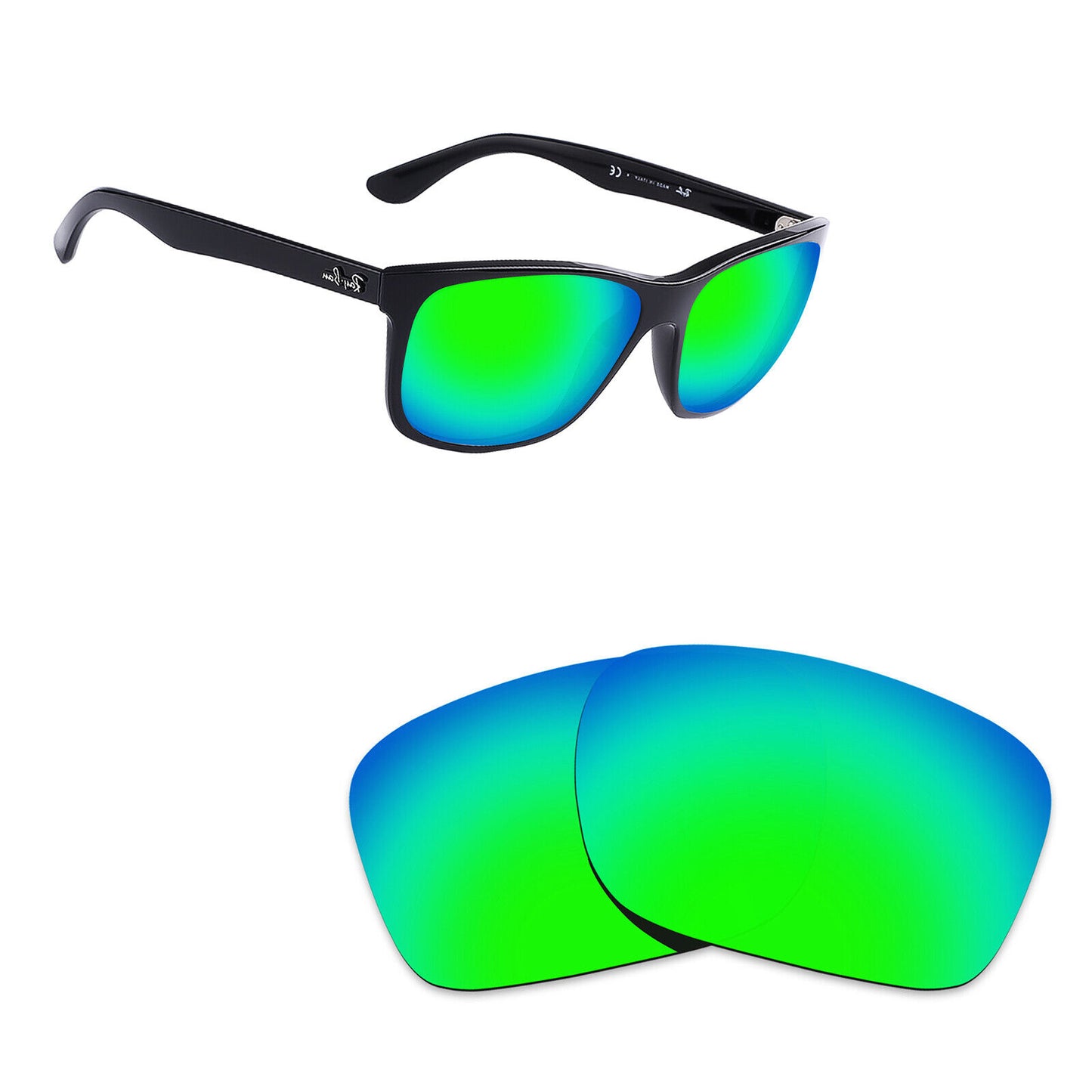 Hawkry Polarized Replacement Lenses for - RayBan-RB4181-57 Sunglass - Multiple