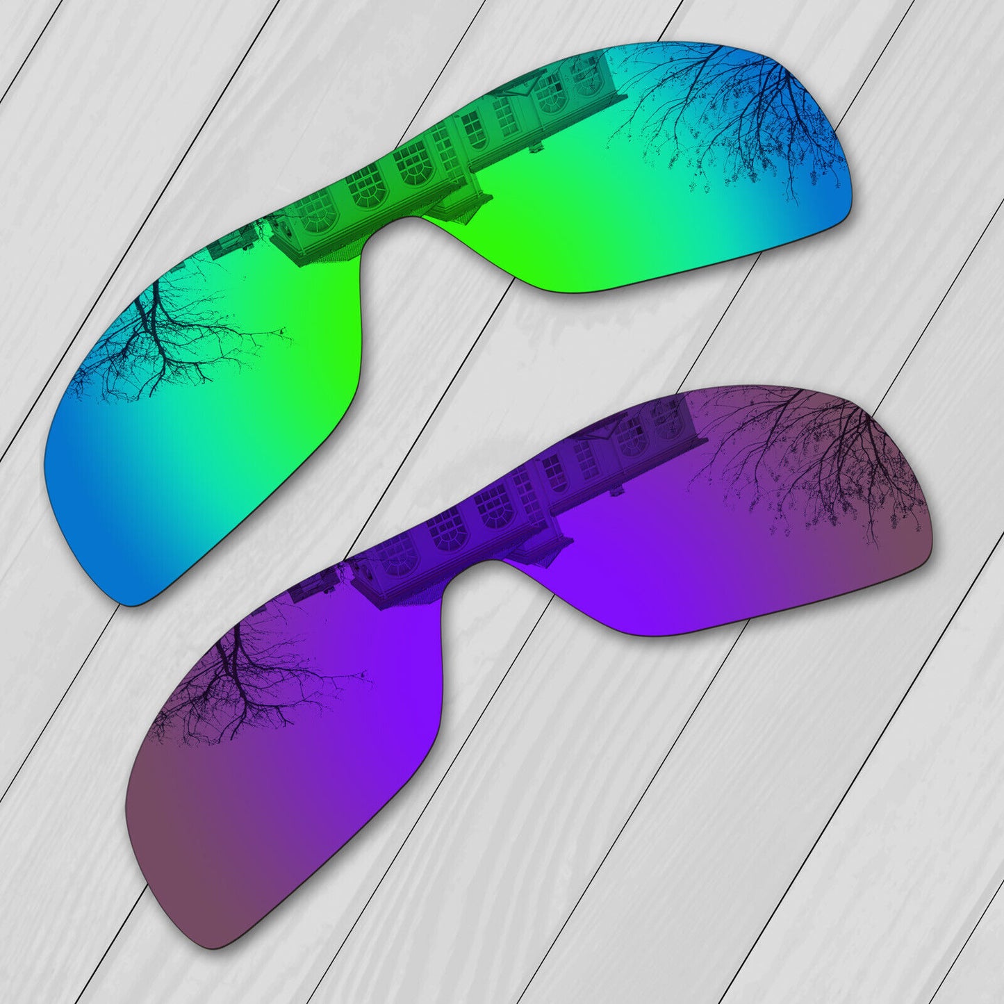 POLARIZED Replacement Lenses For-Oakley Oil Rig Sunglasses Anti-Scratch