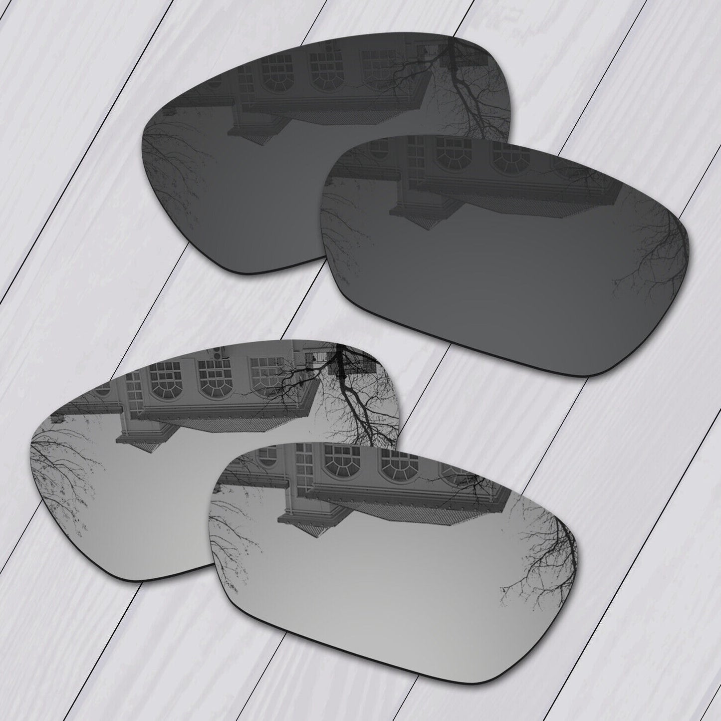 POLARIZED Replacement Lot Lenses For-Oakley Spike Sunglasses Anti-Scratch
