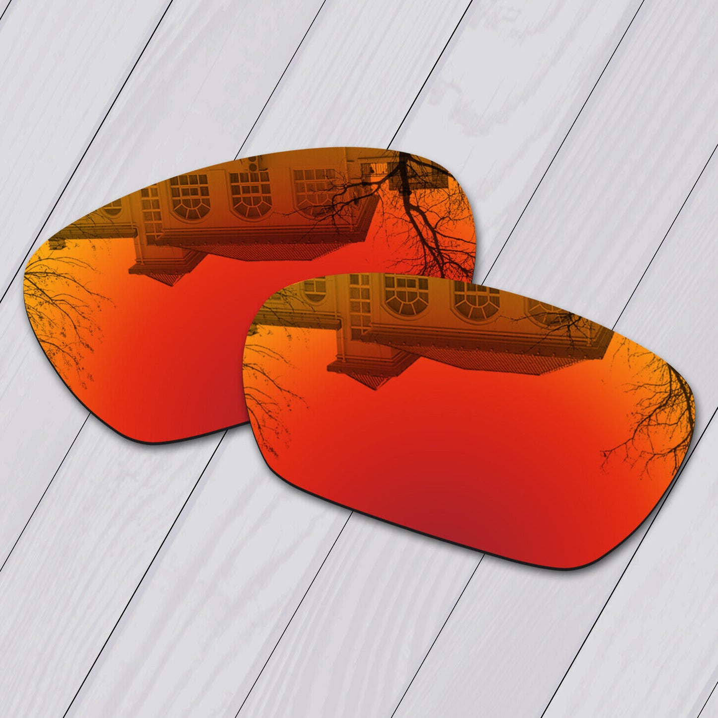 POLARIZED Replacement Lenses & Nose Pad For-Oakley Inmate Sunglass Anti-Scratch