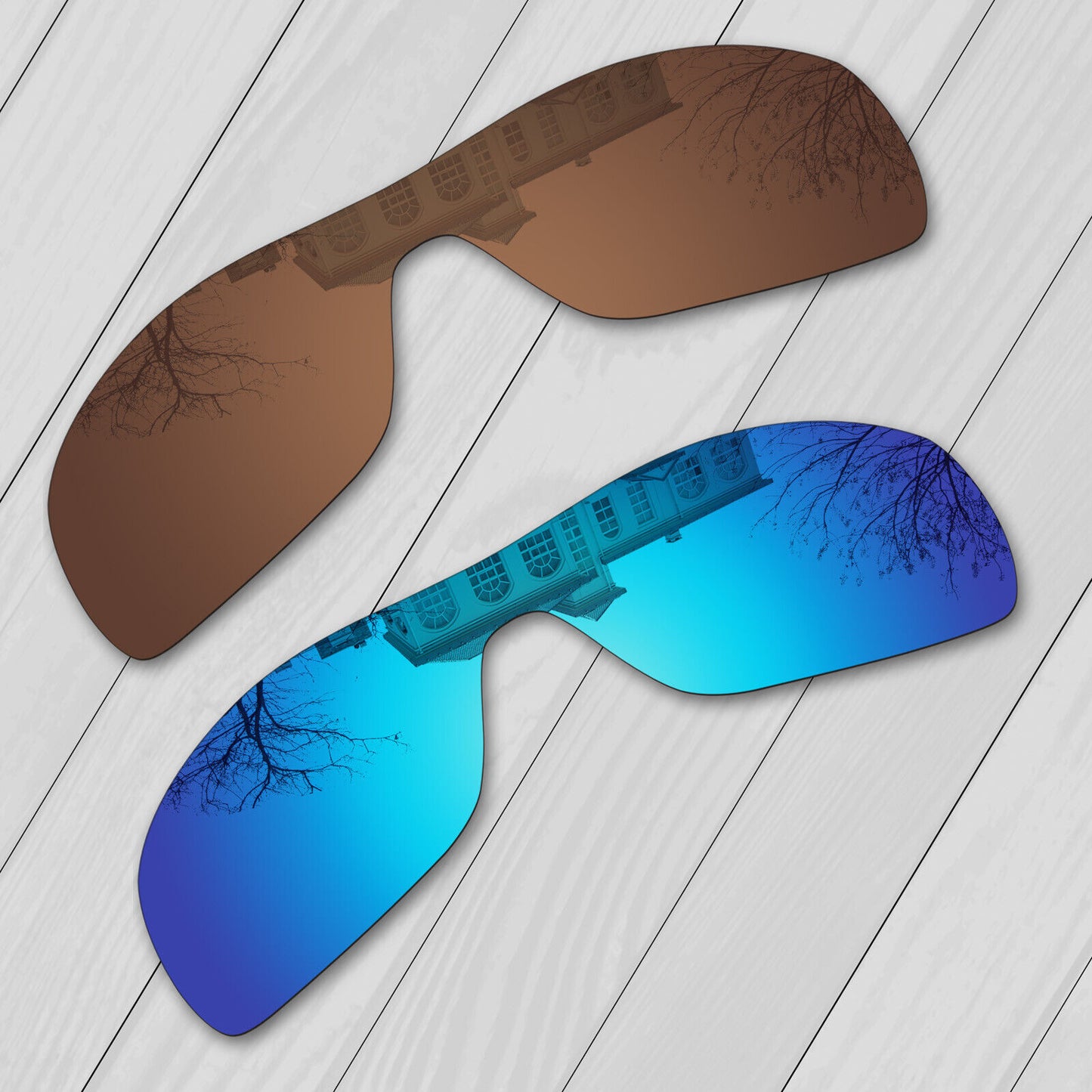 POLARIZED Replacement Lenses For-Oakley Oil Rig Sunglasses Anti-Scratch