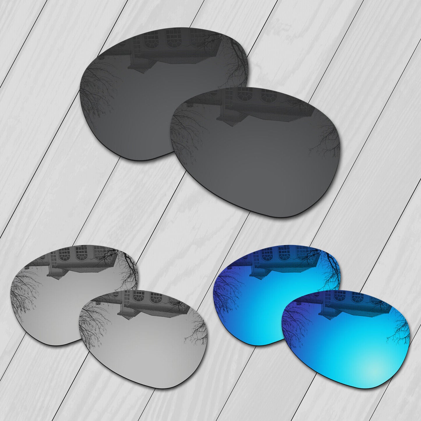 POLARIZED Replacement Lot Lens & Nosepad For-Oakley Crosshair S Sunglass Options