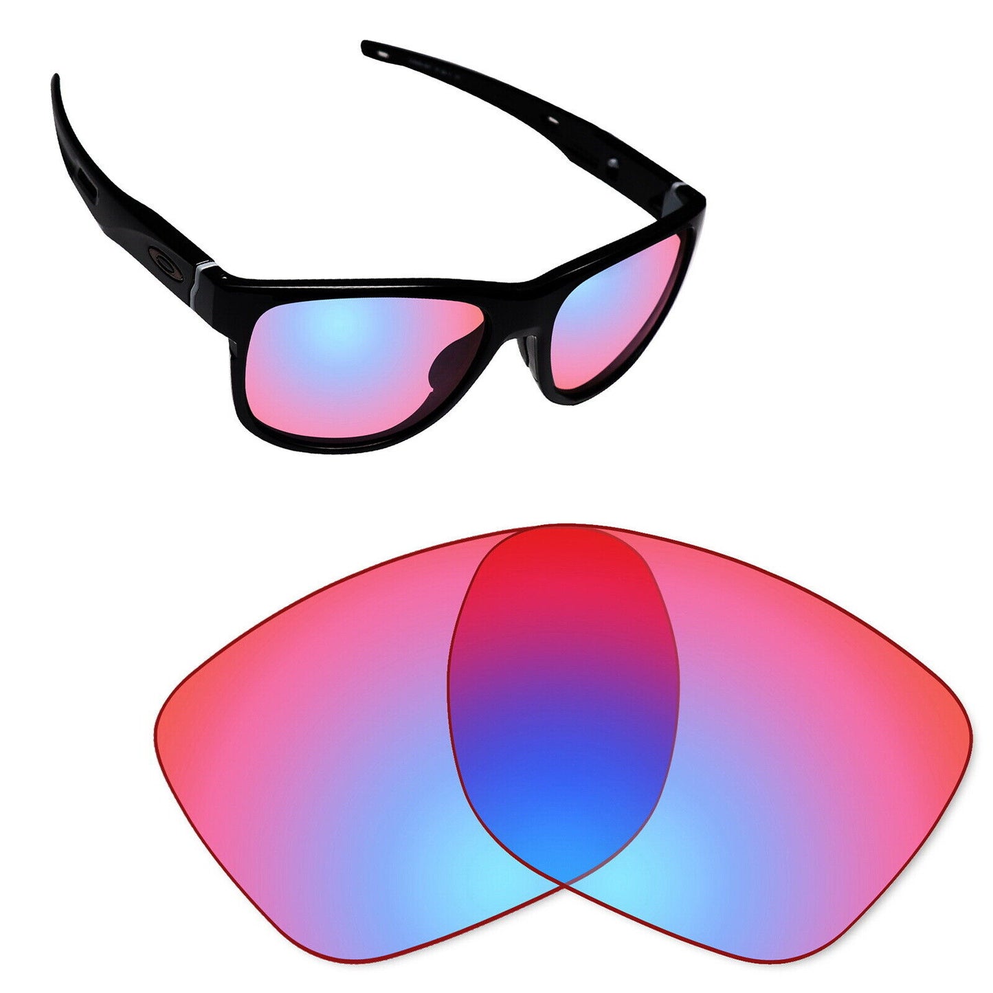 Hawkry Polarized Replacement Lens for-Oakley Crossrange XL Sunglass