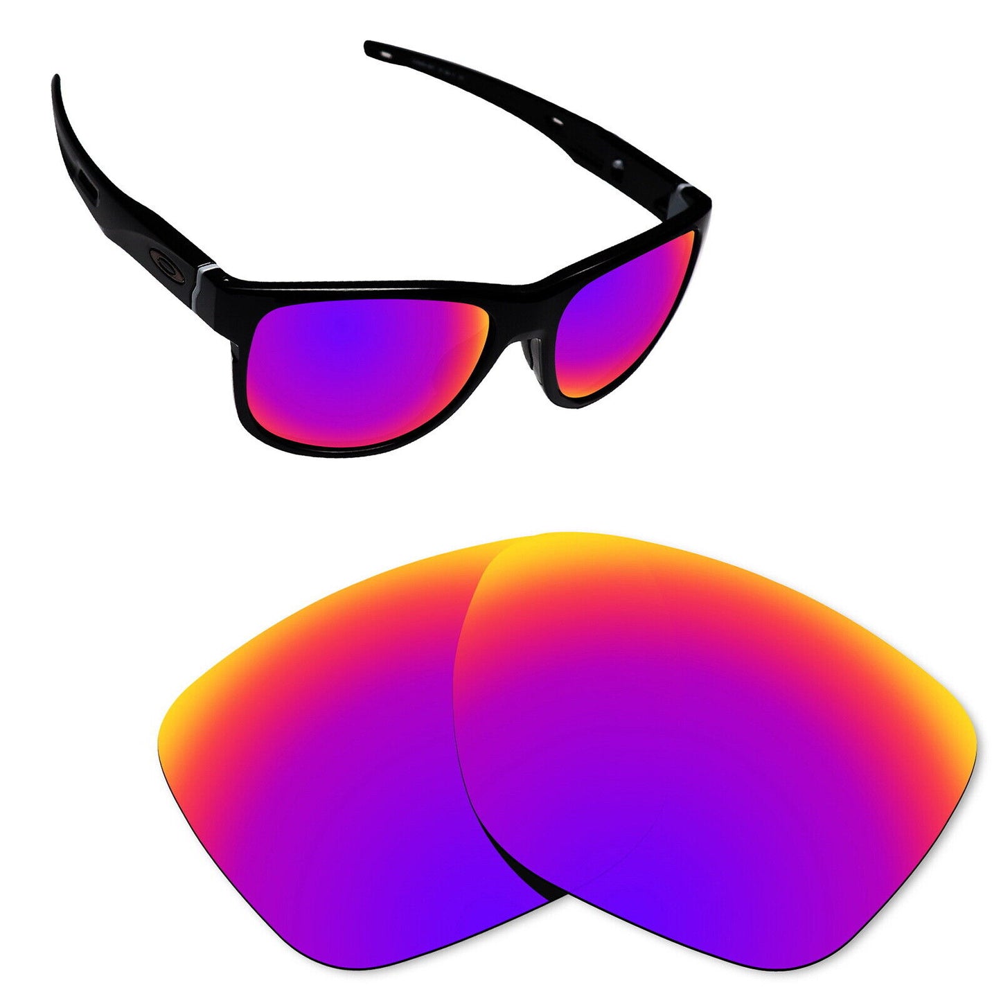 Hawkry Polarized Replacement Lens for-Oakley Crossrange XL Sunglass