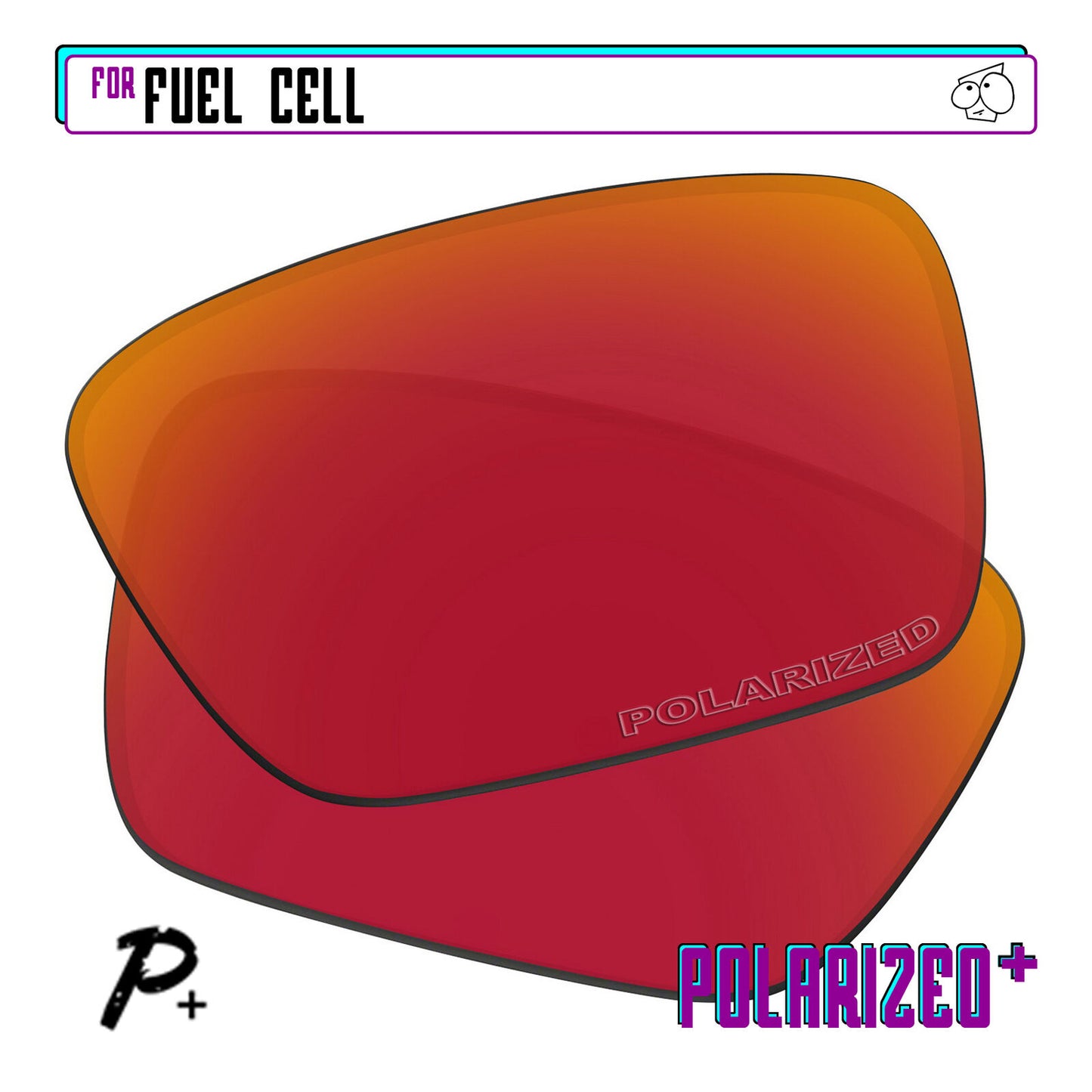 POLARIZED+ Replacement Lens For-Oakley Fuel Cell Sunglass Anti-Scratch