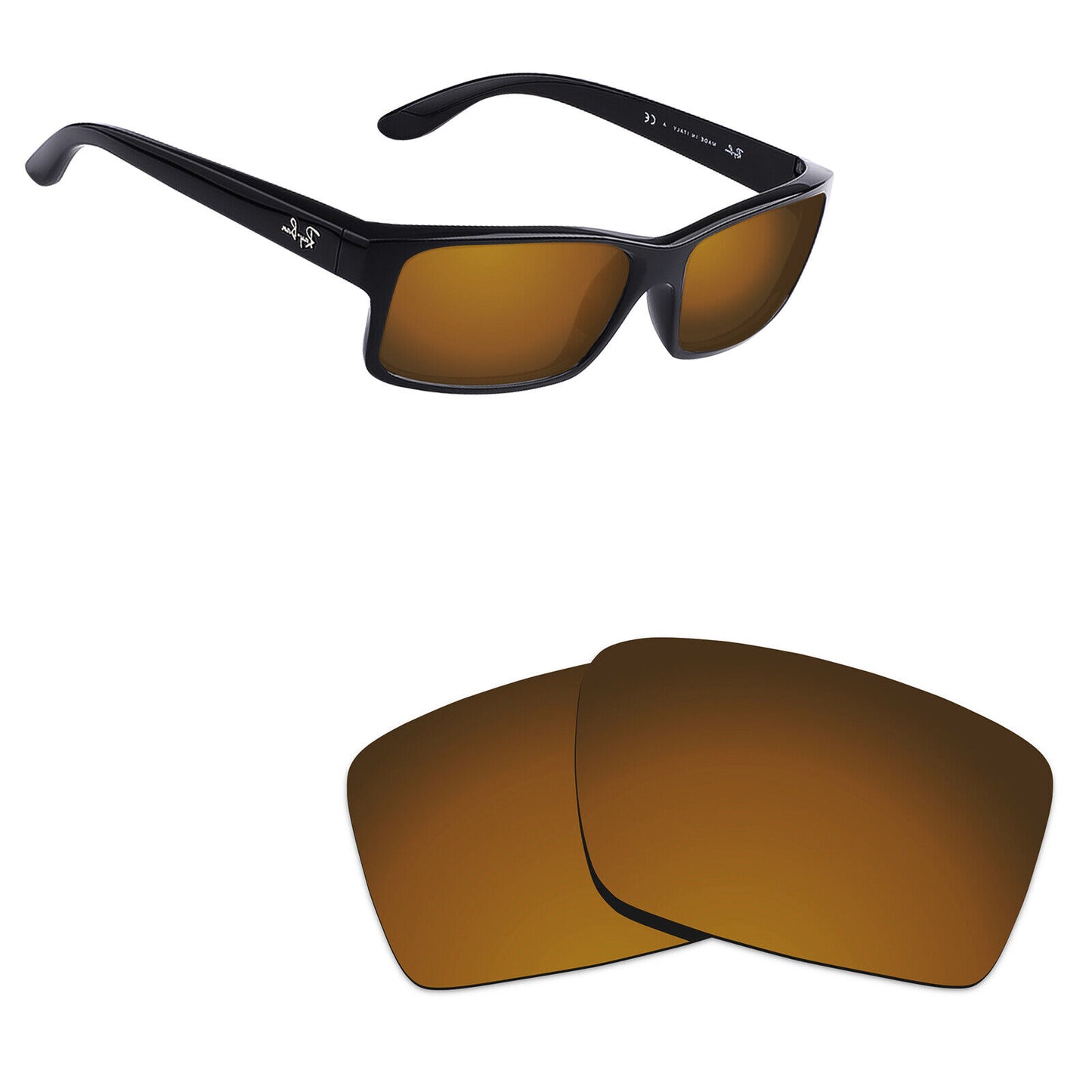 Hawkry Polarized Replacement Lenses for - RayBan-RB4151-59 Sunglass - Multiple