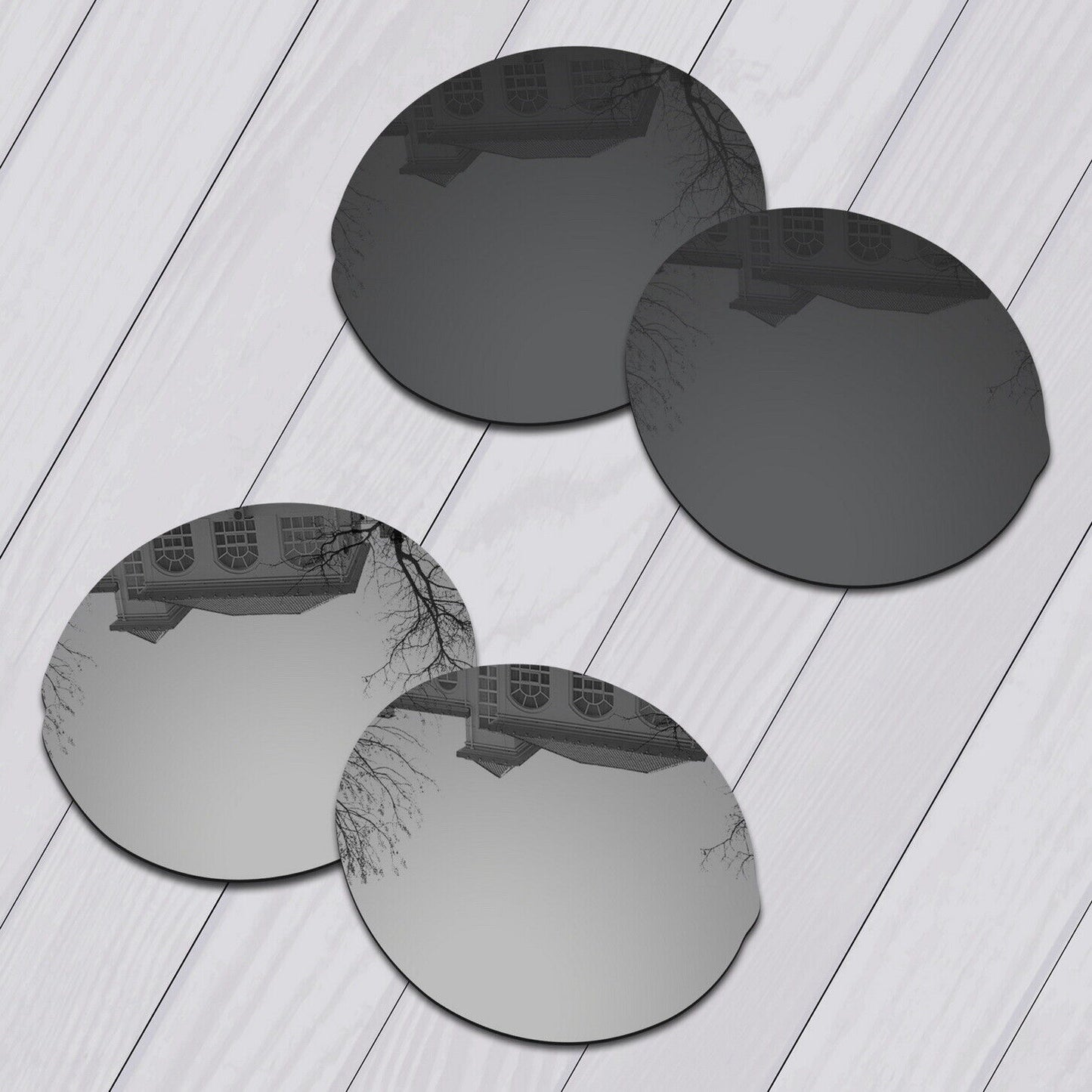 POLARIZED Replacement Lenses & Nose pad For-Oakley Madman OO6019 Anti-Scratch