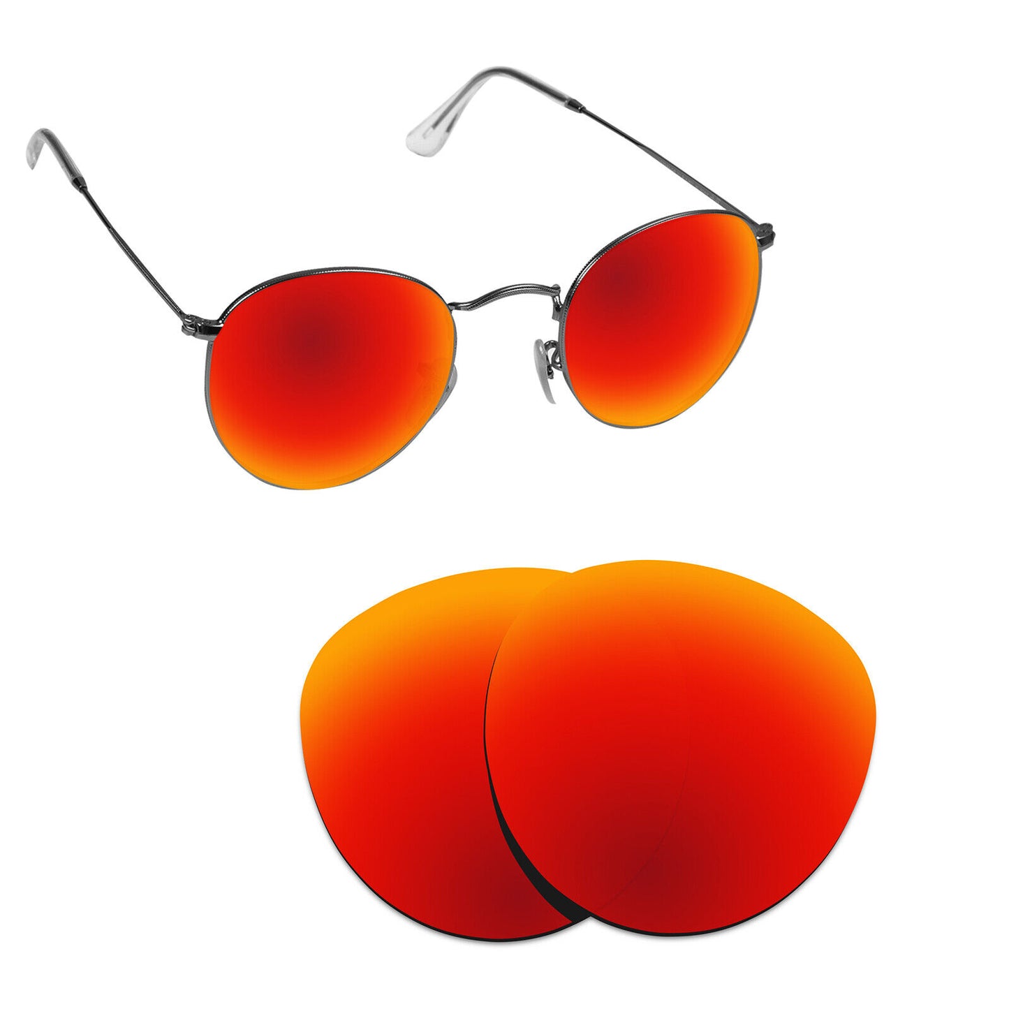 Hawkry Polarized Replacement Lenses for - RayBan-RB3447-50 Sunglass - Multiple