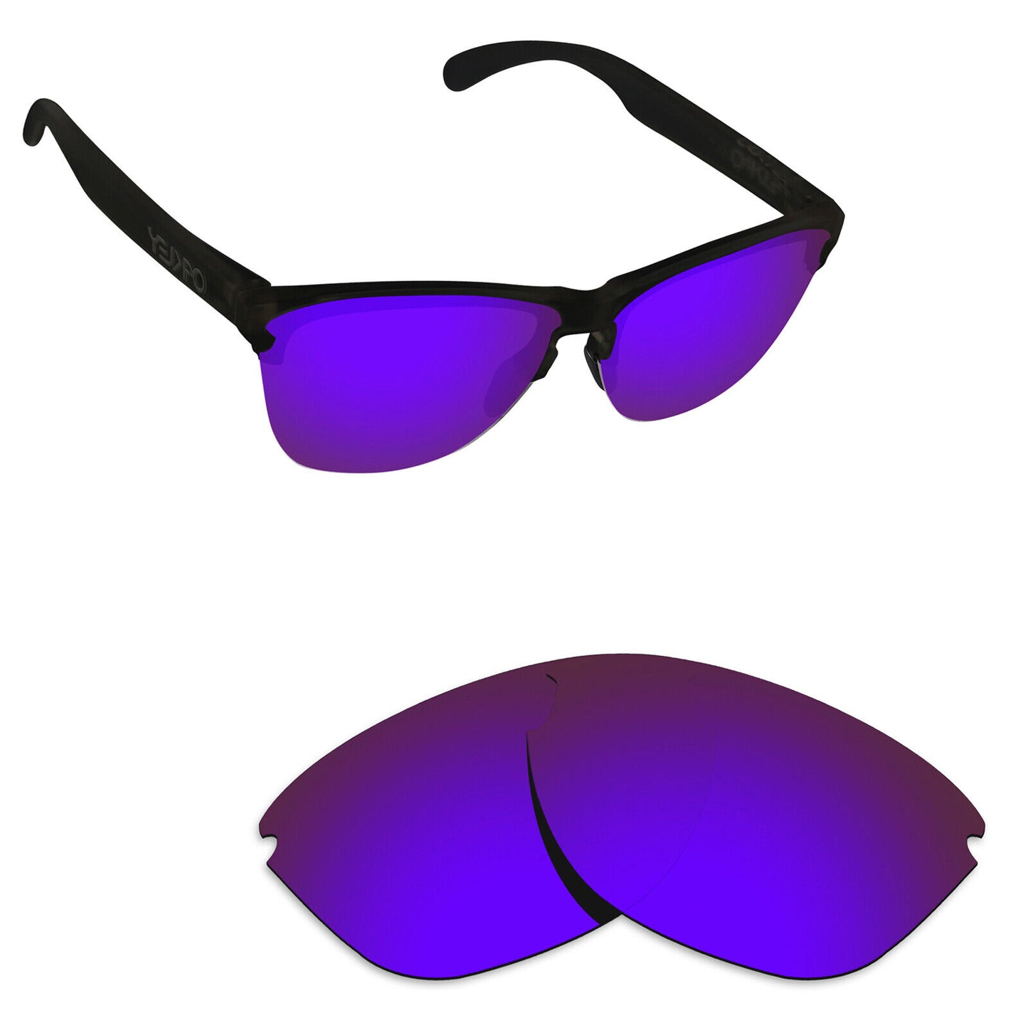 Hawkry Polarized Replacement Lens for-Oakley Frogskins Lite OO9374 - Multiple