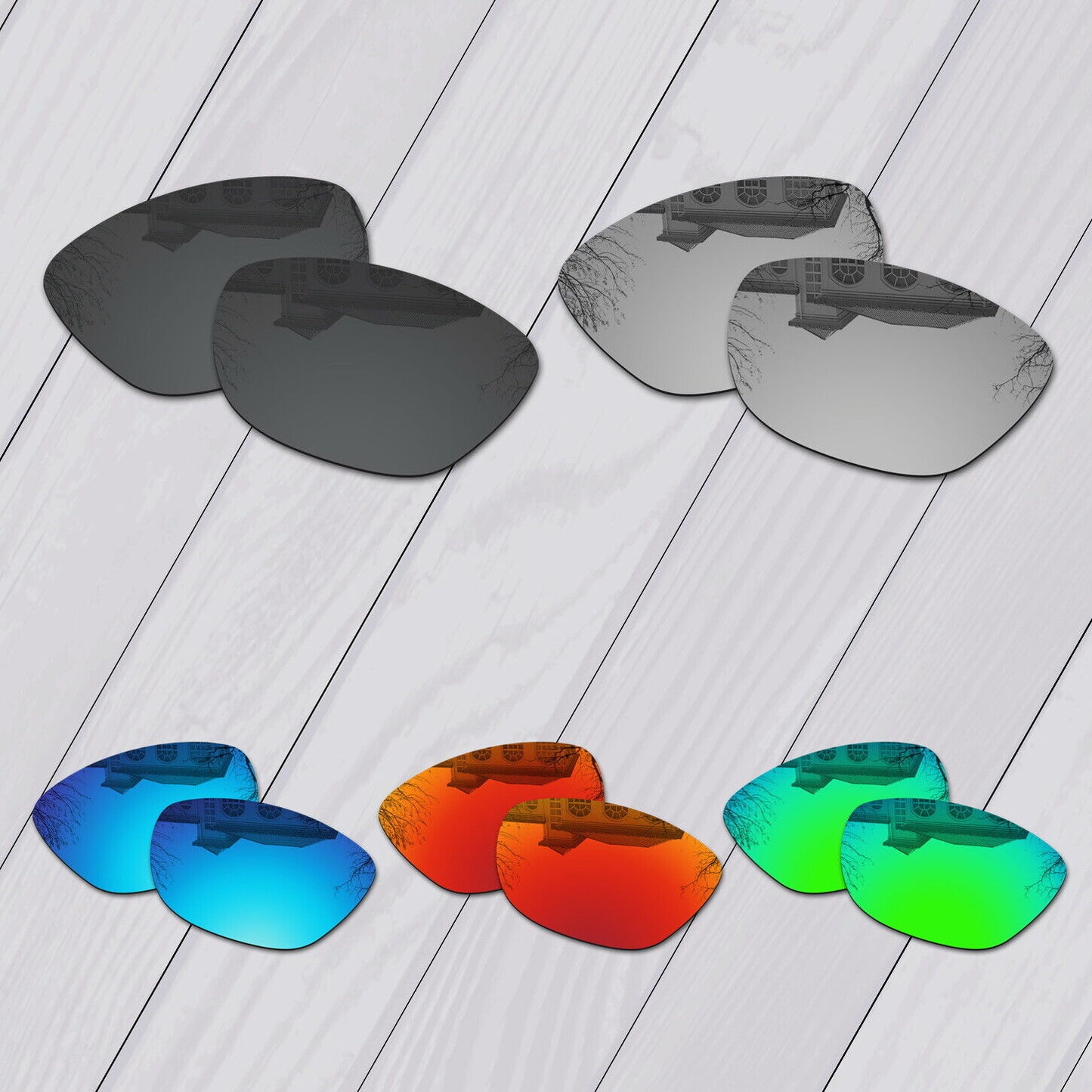 POLARIZED Replacement Lenses For-Oakley Jupiter Sunglasses Anti-Scratch