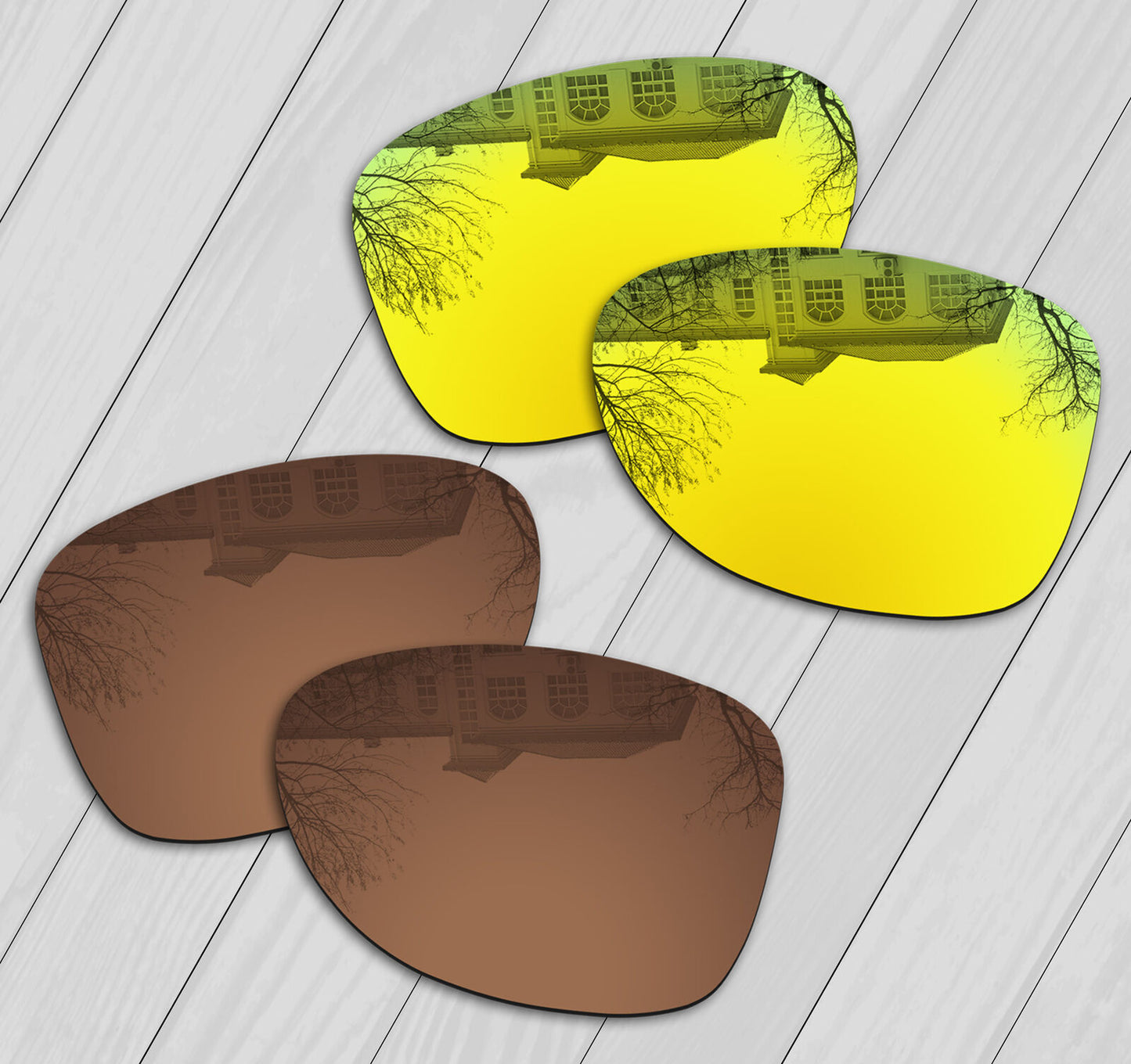POLARIZED Replacement Lenses For-Oakley Crosshair 2012 Sunglasses Anti-Scratch