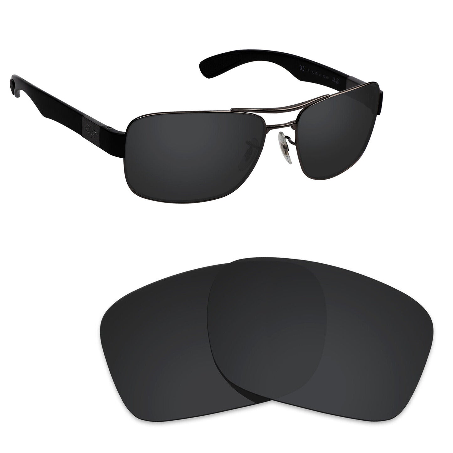 Hawkry Polarized Replacement Lenses for - RayBan-RB3522-61 Sunglass - Multiple