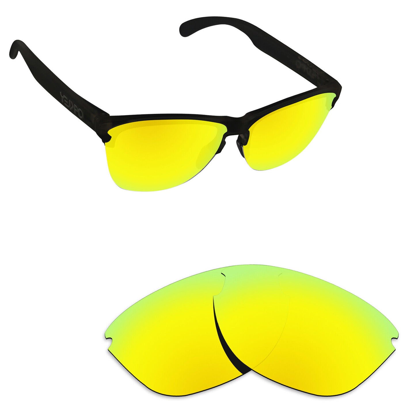 Hawkry Polarized Replacement Lens for-Oakley Frogskins Lite OO9374 - Multiple