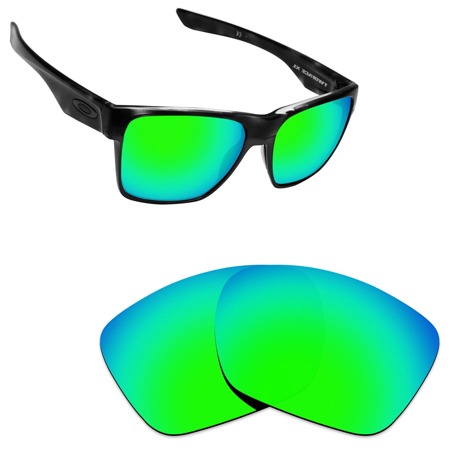 Hawkry Polarized Replacement Lenses for-Oakley Twoface XL OO9350 - Multiple