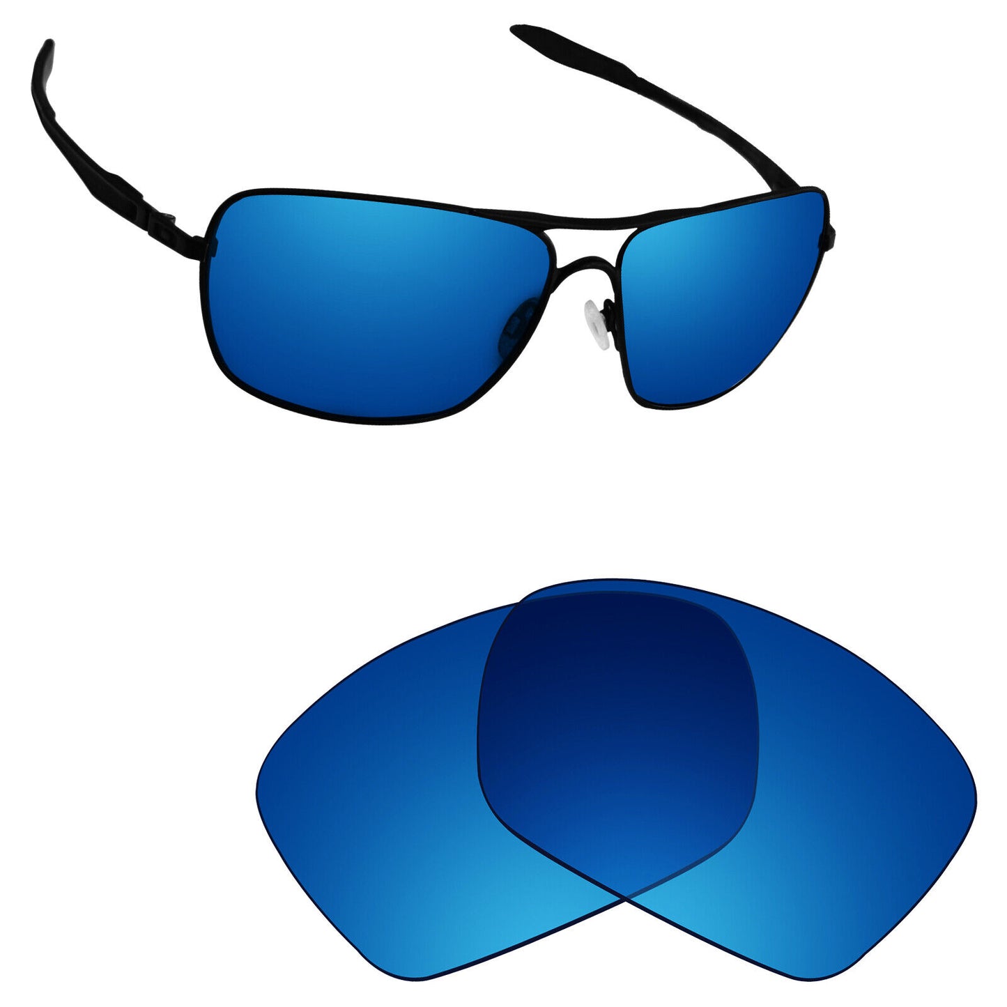 Hawkry Polarized Replacement Lens for-Oakley Plaintiff Squared OO4063 - Multiple