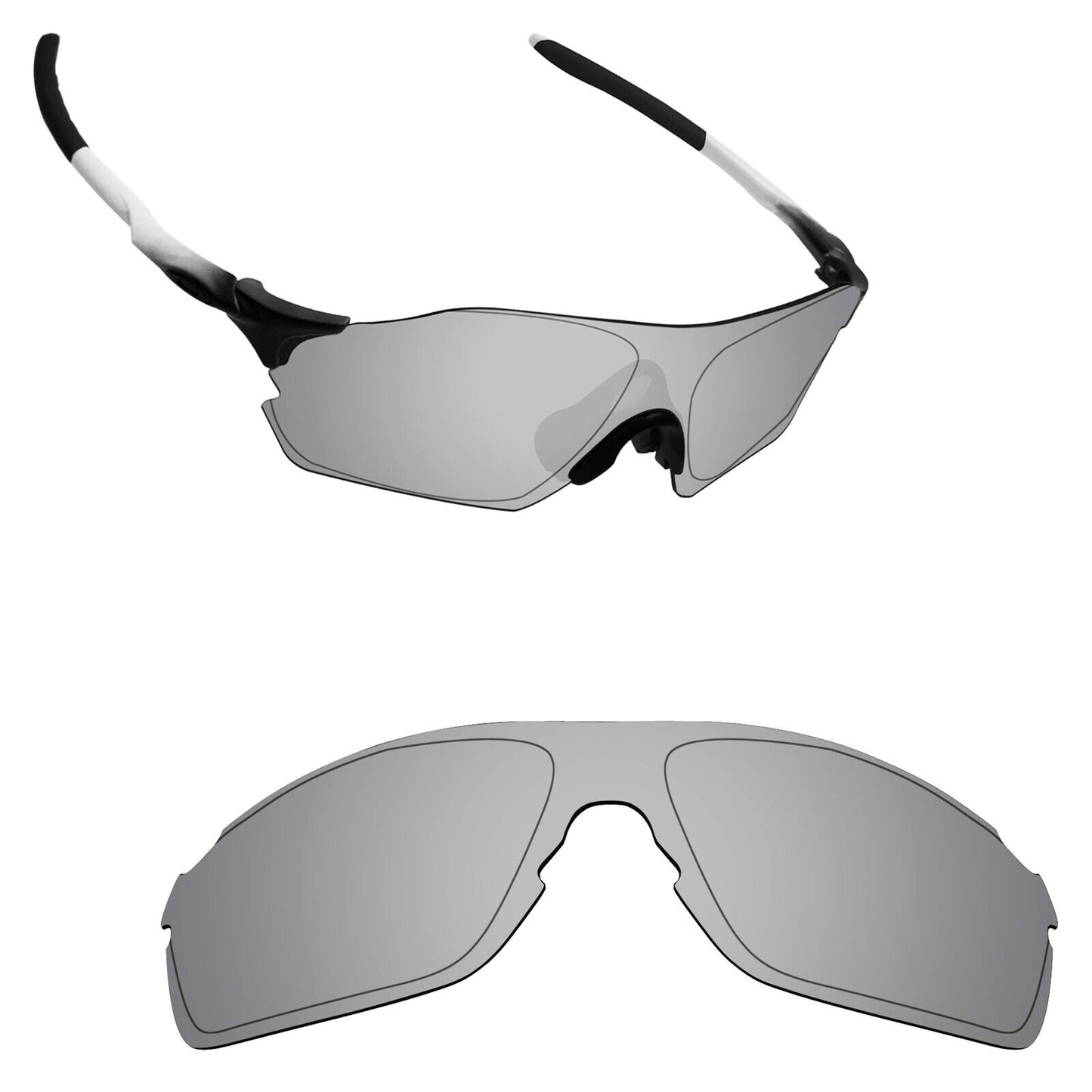 Hawkry Polarized Replacement Lenses for-Oakley EVZero Pitch OO9383 - Multiple